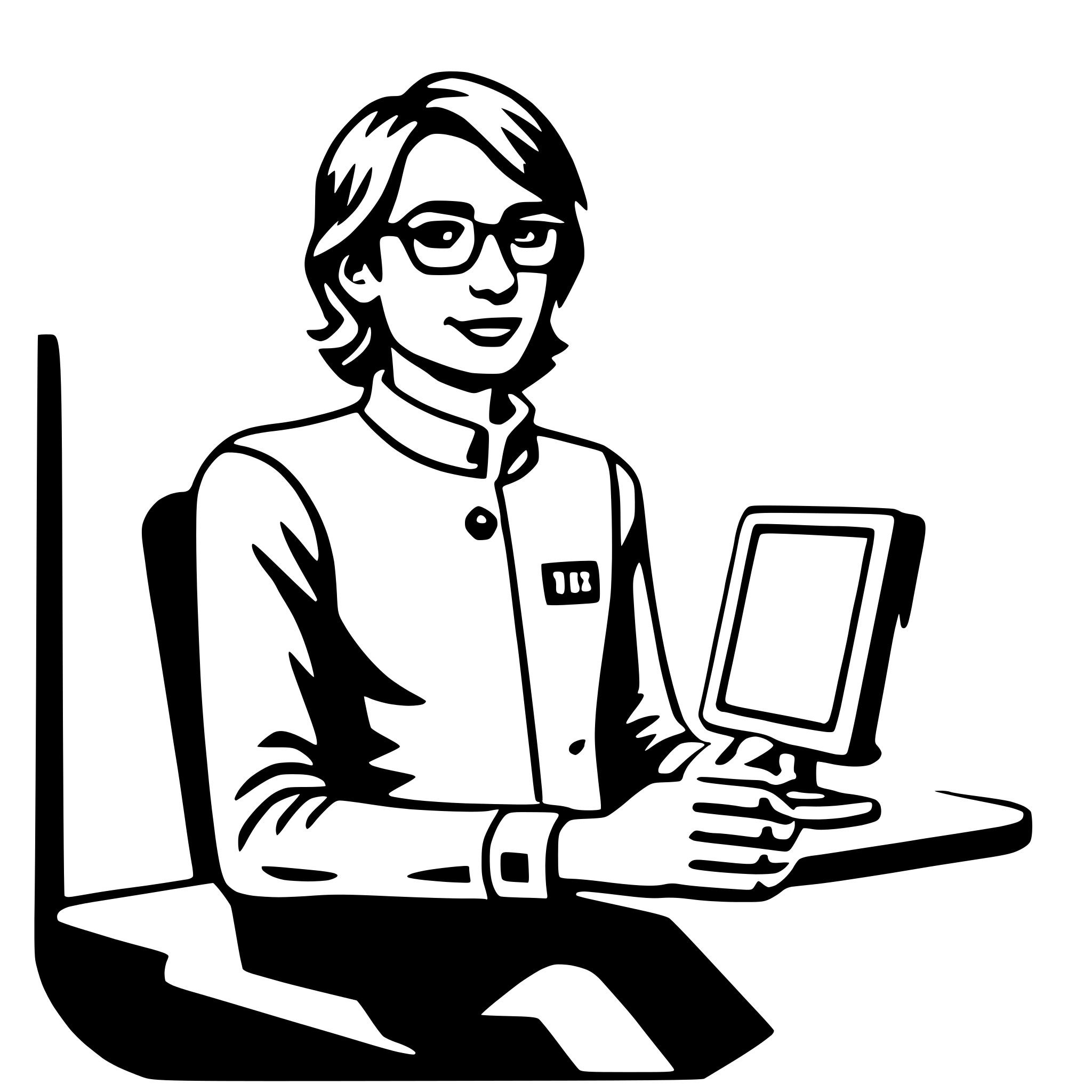 AI-generated SVG of 'software engineer'
