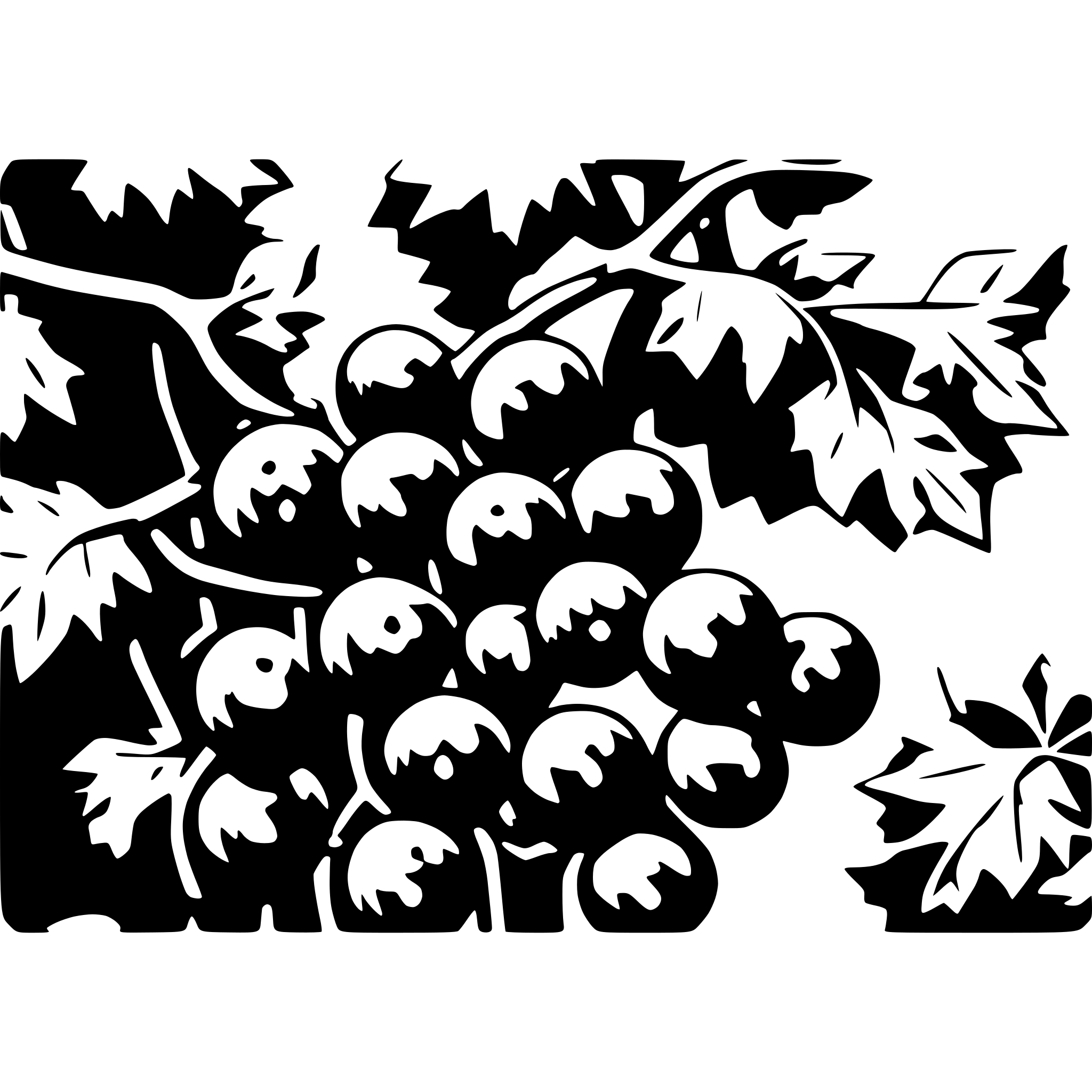 AI-generated SVG of 'Fully filled 16:9 texture, made from grape vine'
