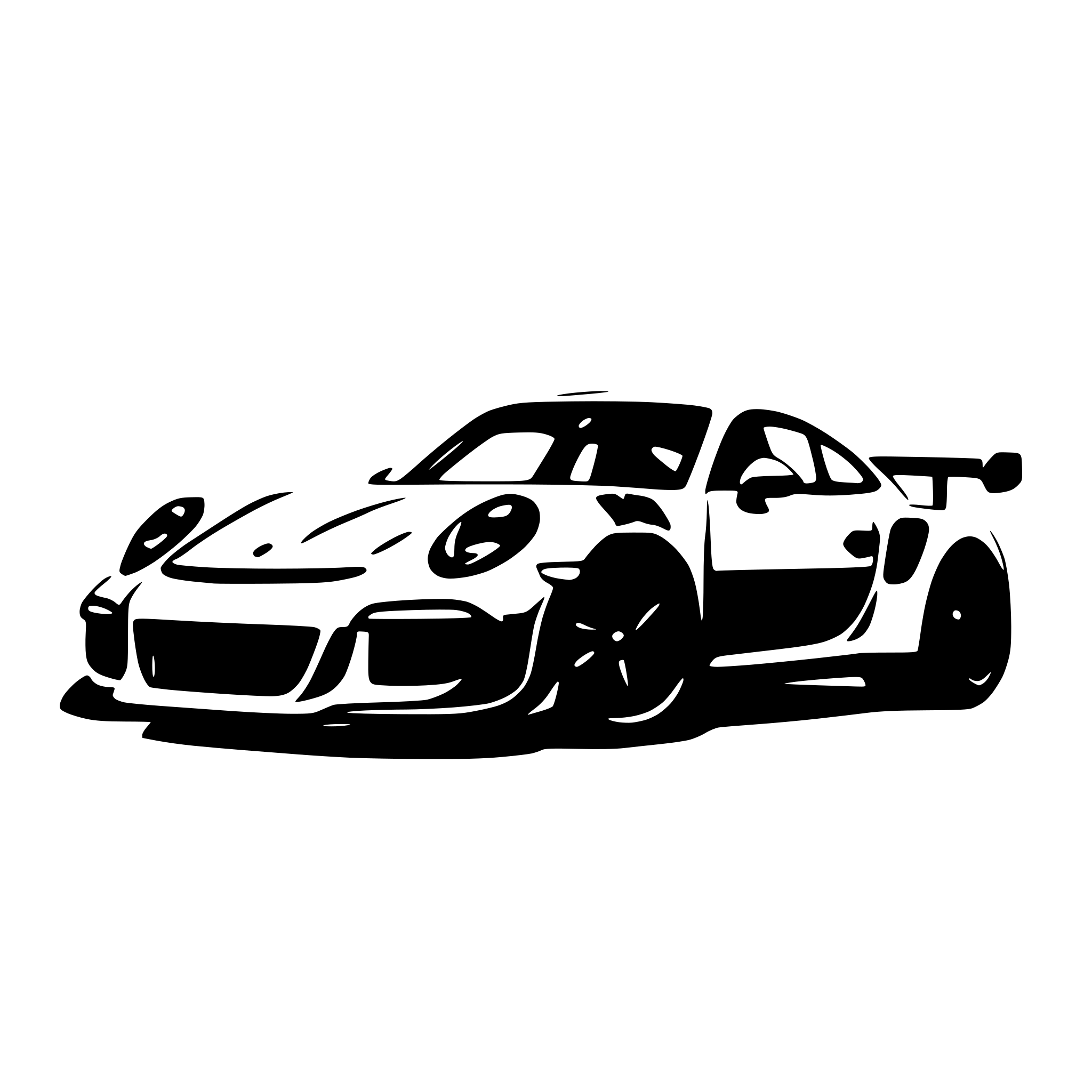 AI-generated SVG of 'gt3 rs'