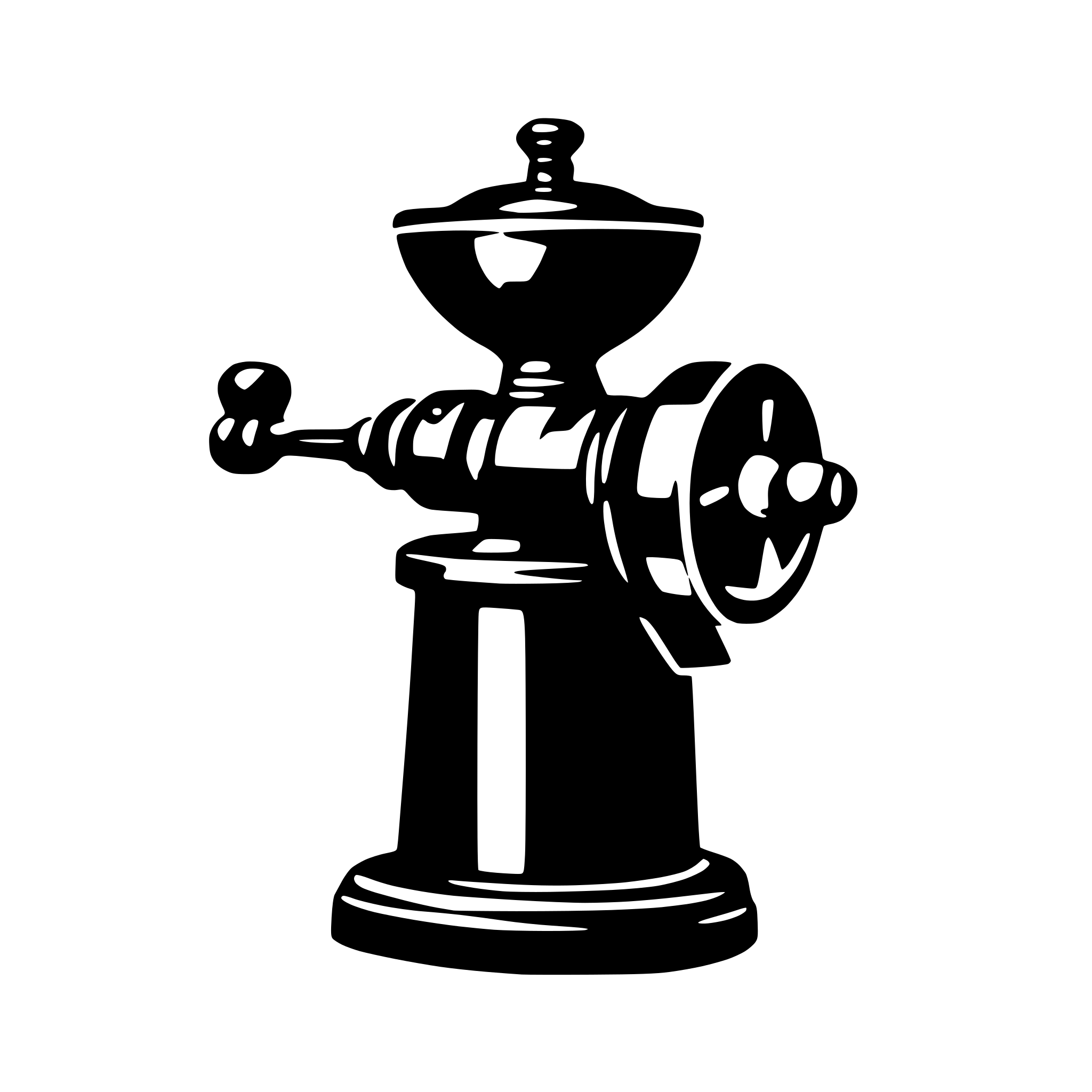 AI-generated SVG of 'coffee grinder'