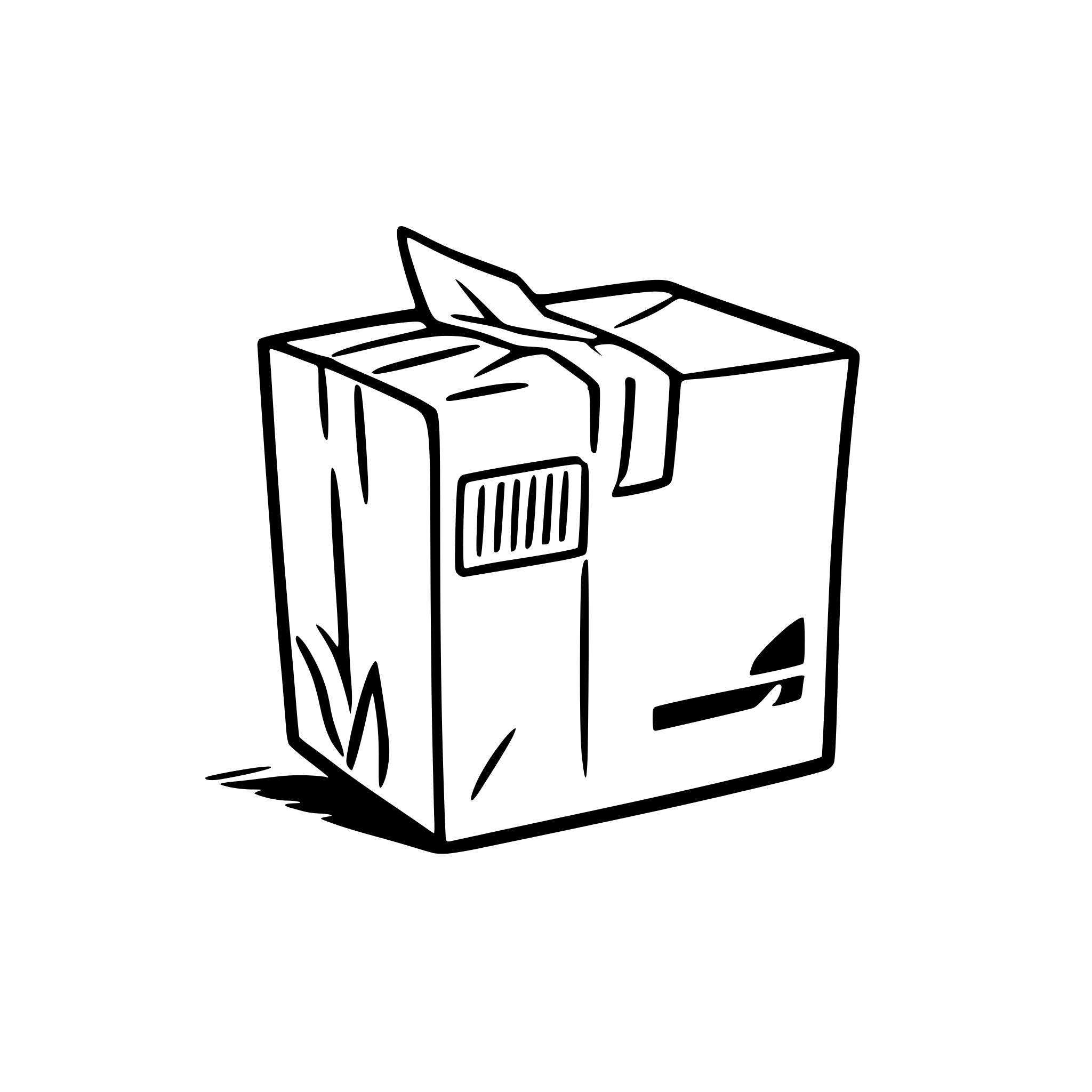 AI-generated SVG of 'generate a postal package'