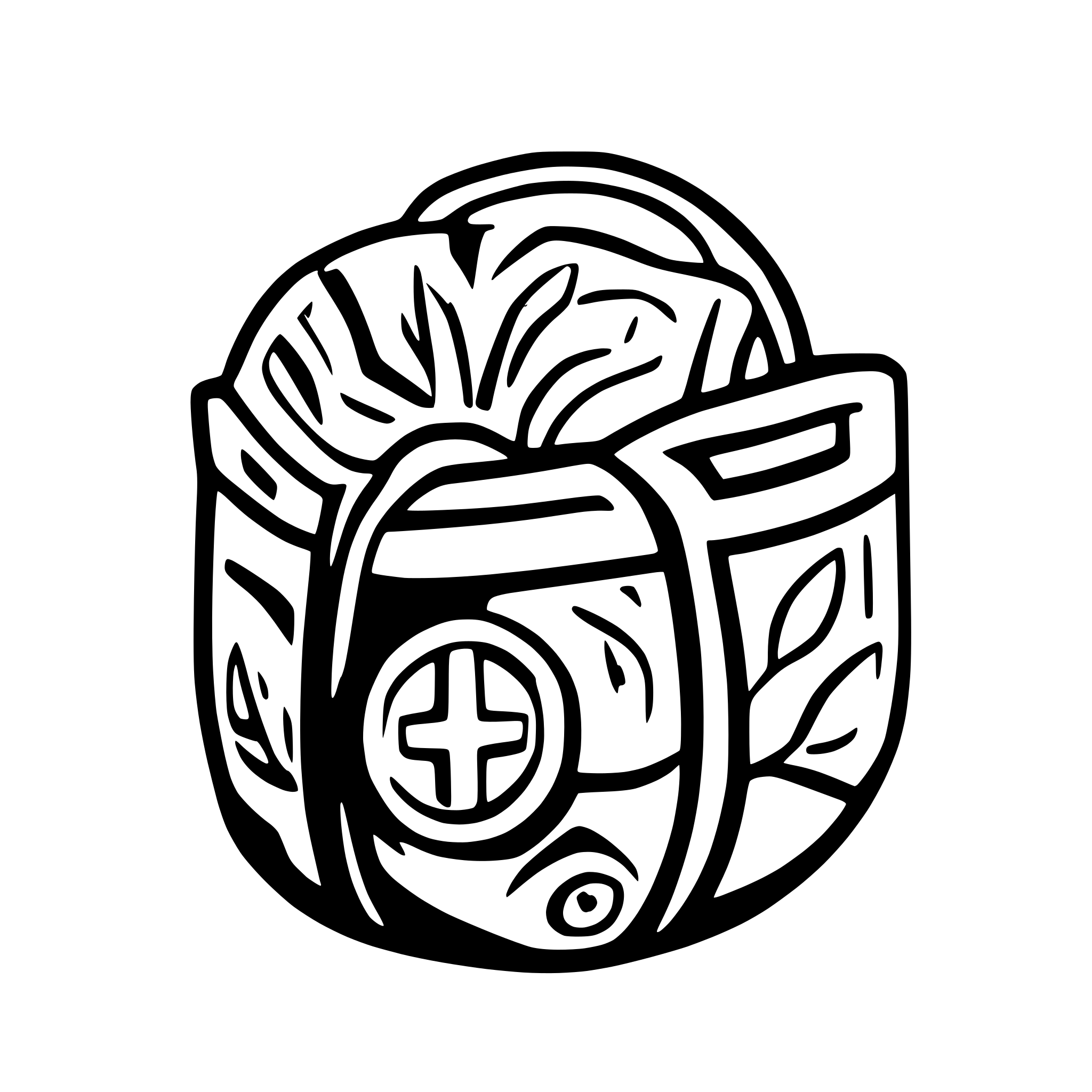 AI-generated SVG of a A lot of Money rounded bundle tied by a band