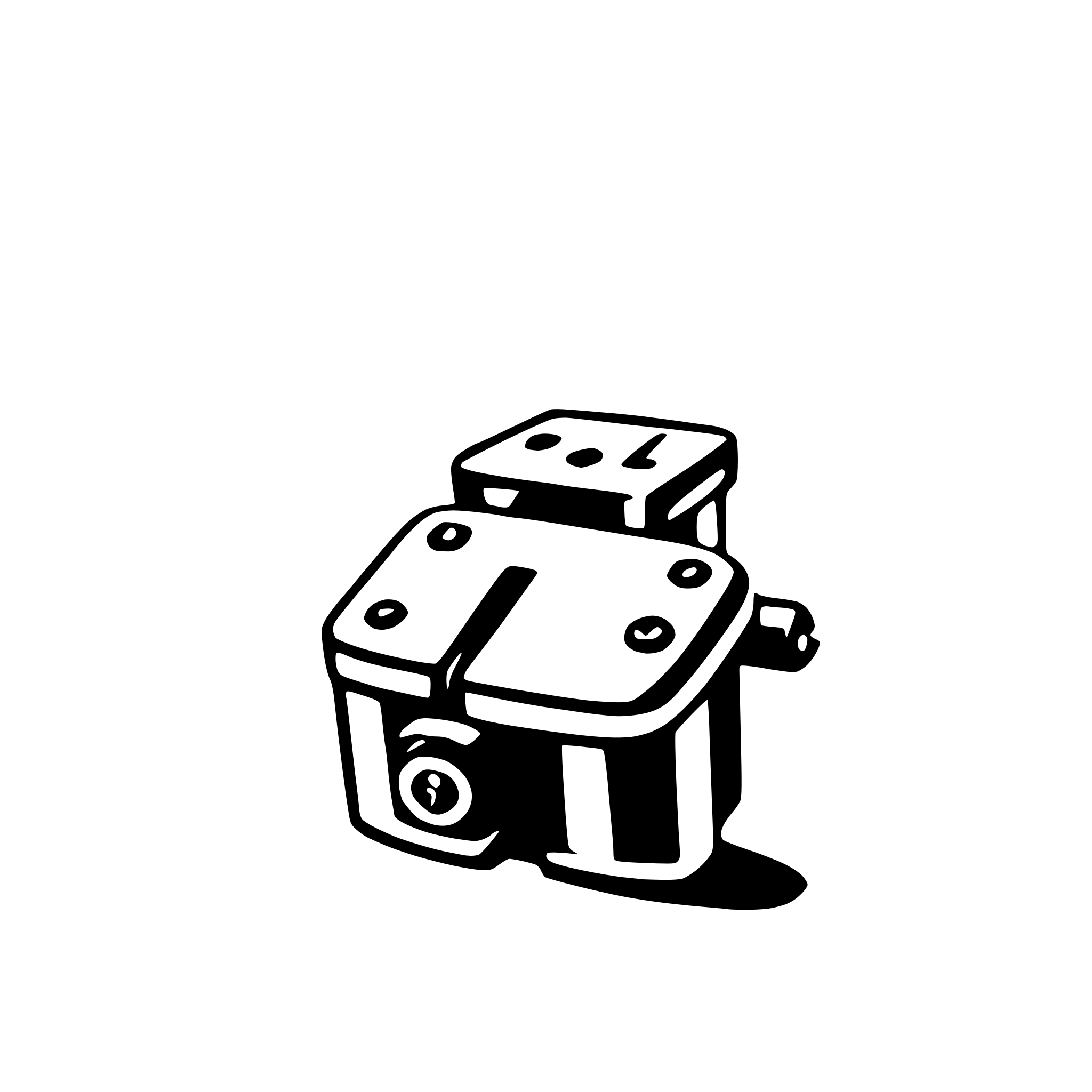 AI-generated SVG of 'cufflinks'