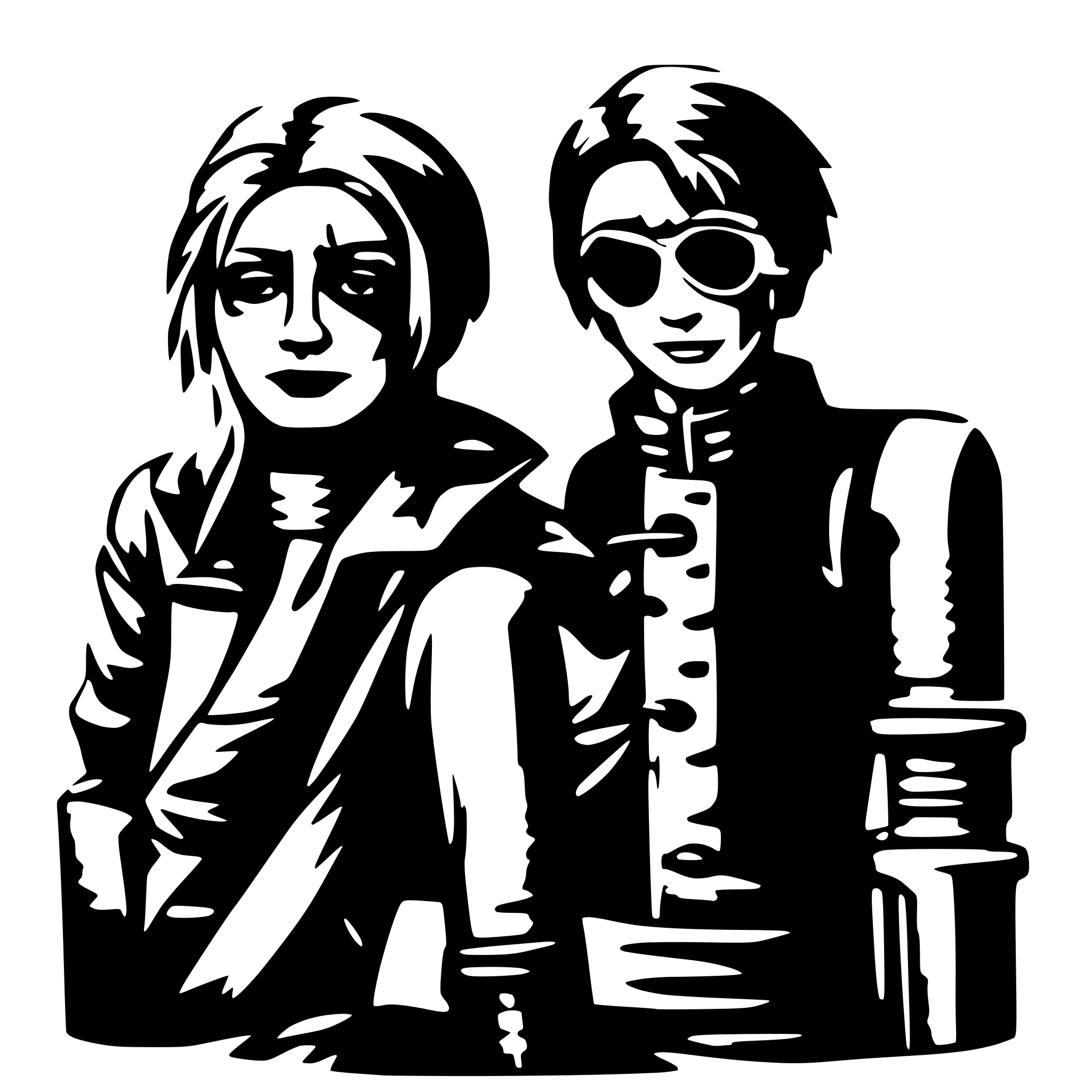 AI-generated SVG of 'two psylocyb anarchist'