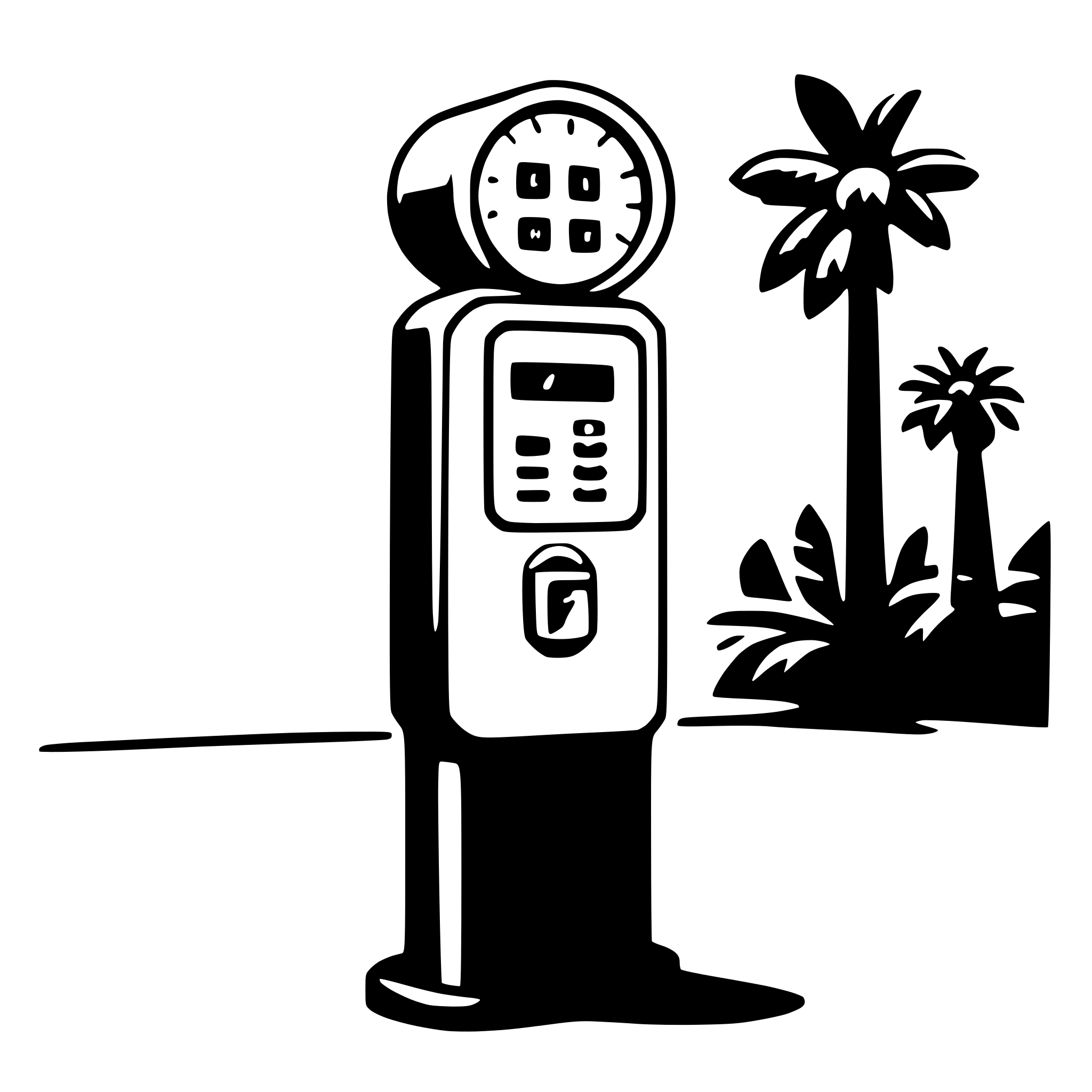 AI-generated SVG of a parking meter