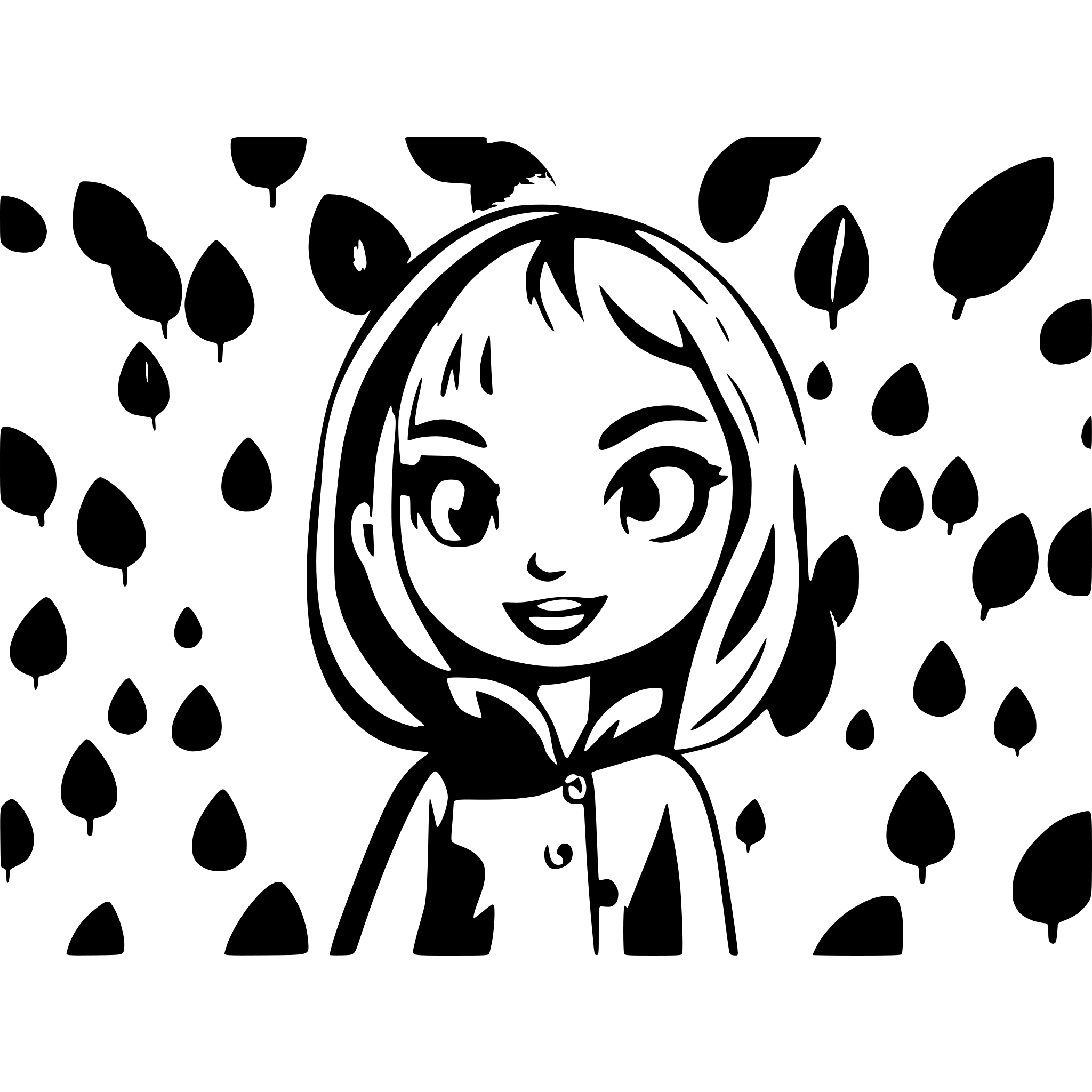 AI-generated SVG of a trees