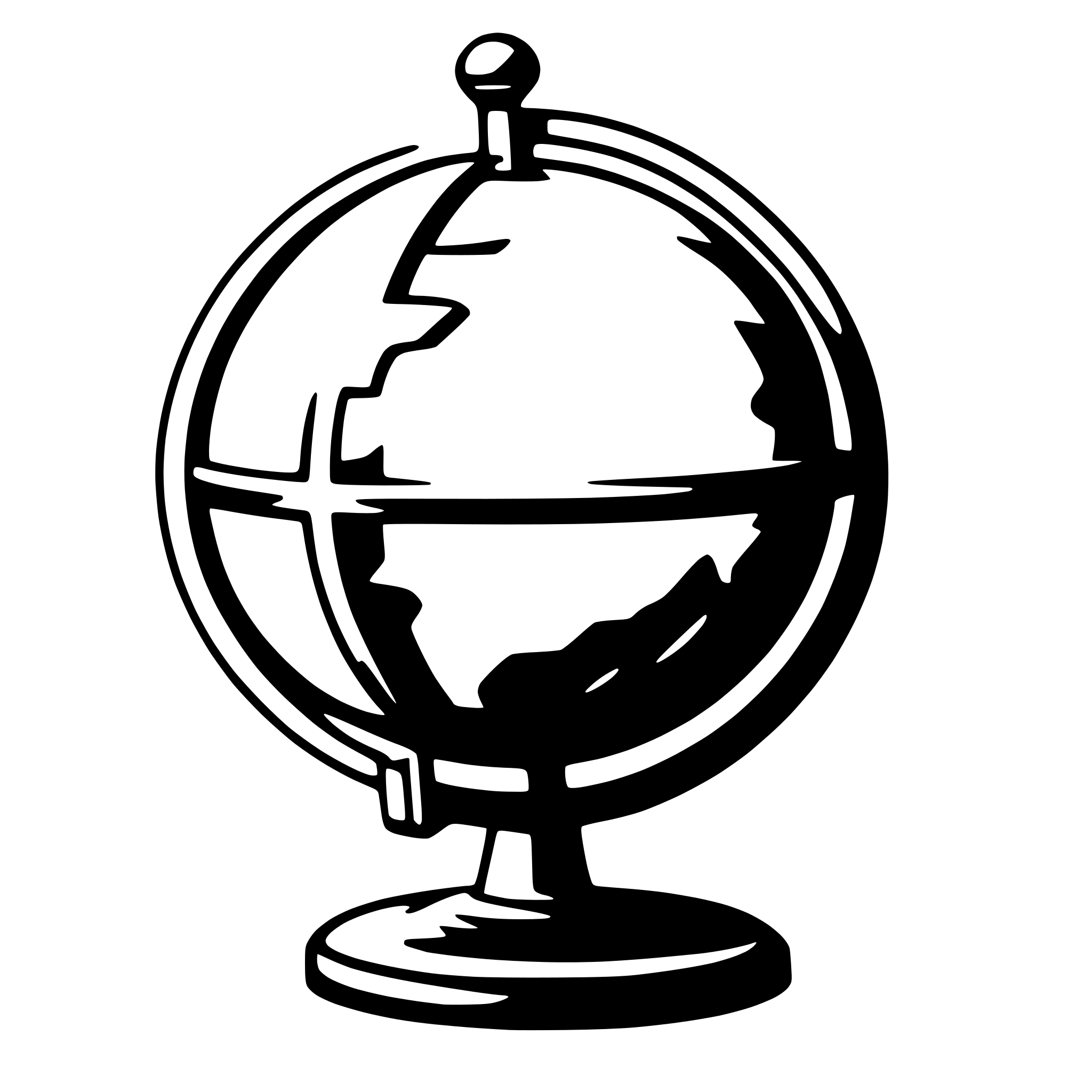 AI-generated SVG of 'globe'