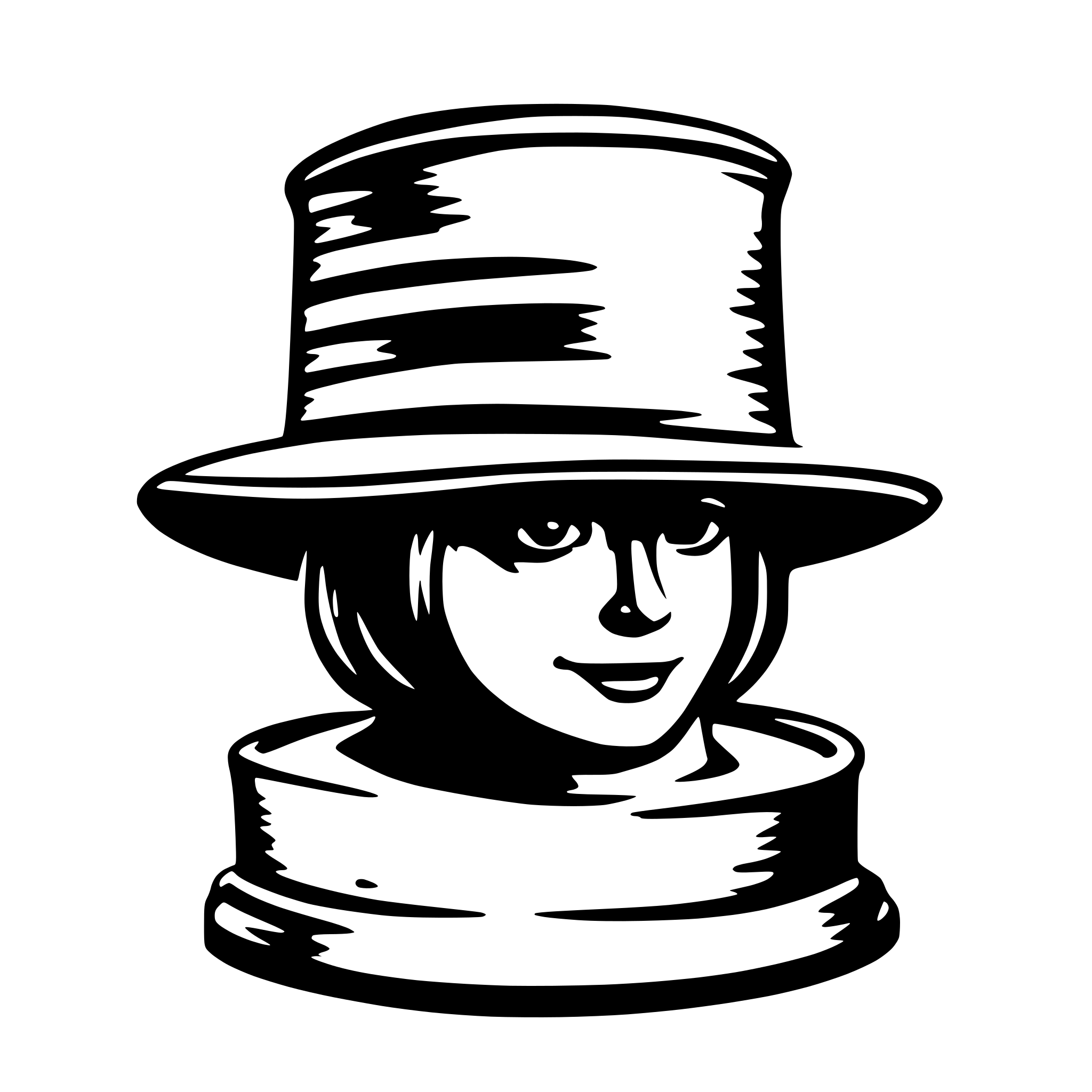 AI-generated SVG of 'Beekeeper Hat'