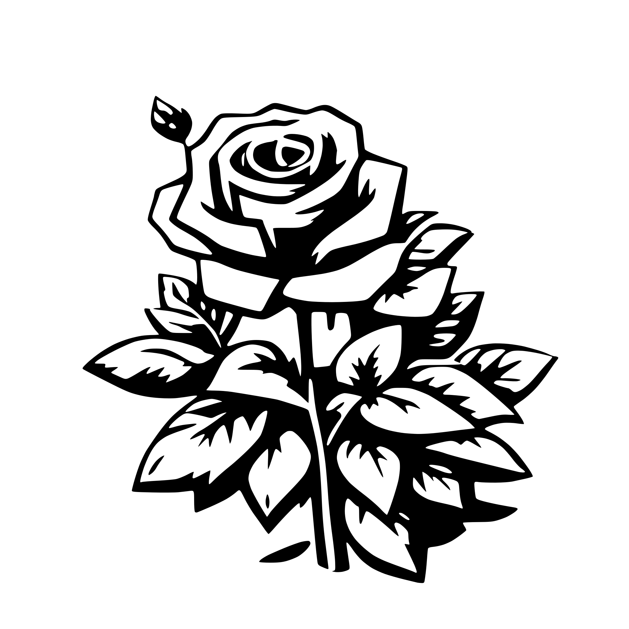 AI-generated SVG of a sympathy card