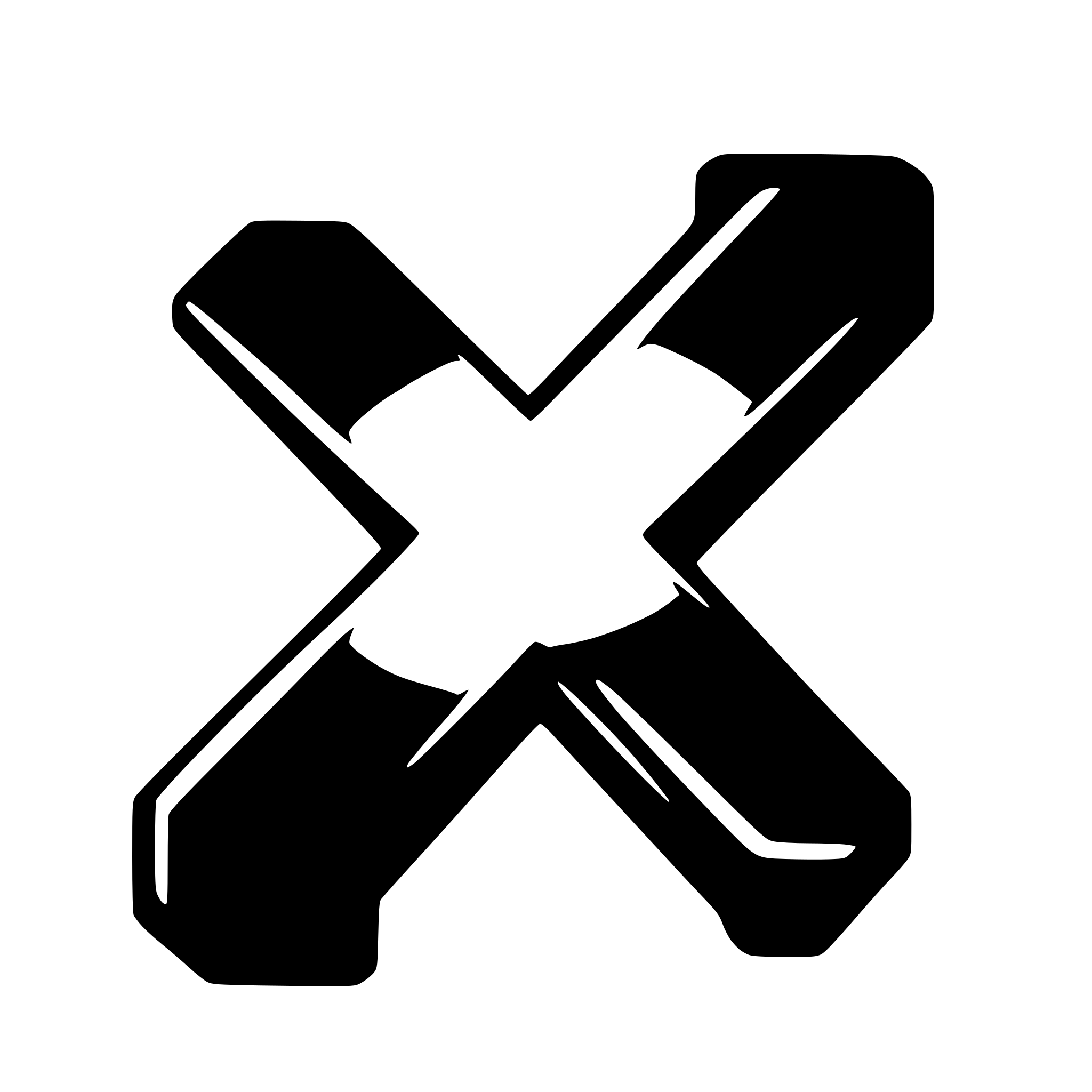 AI-generated SVG of 'x icon'