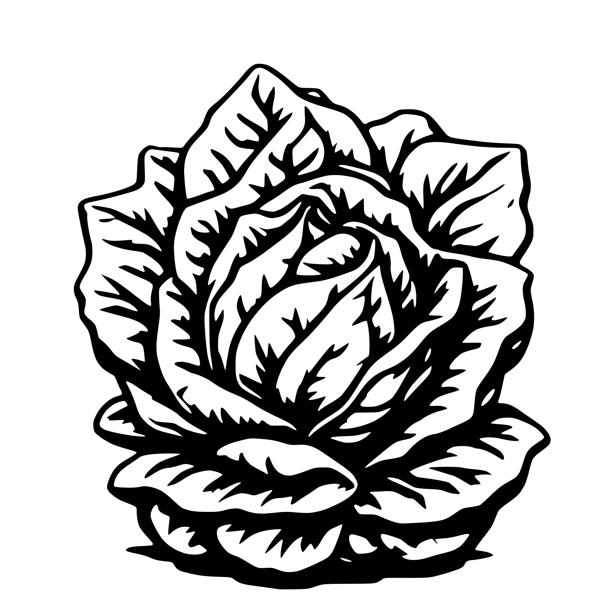 AI-generated SVG of 'lettuce growth'