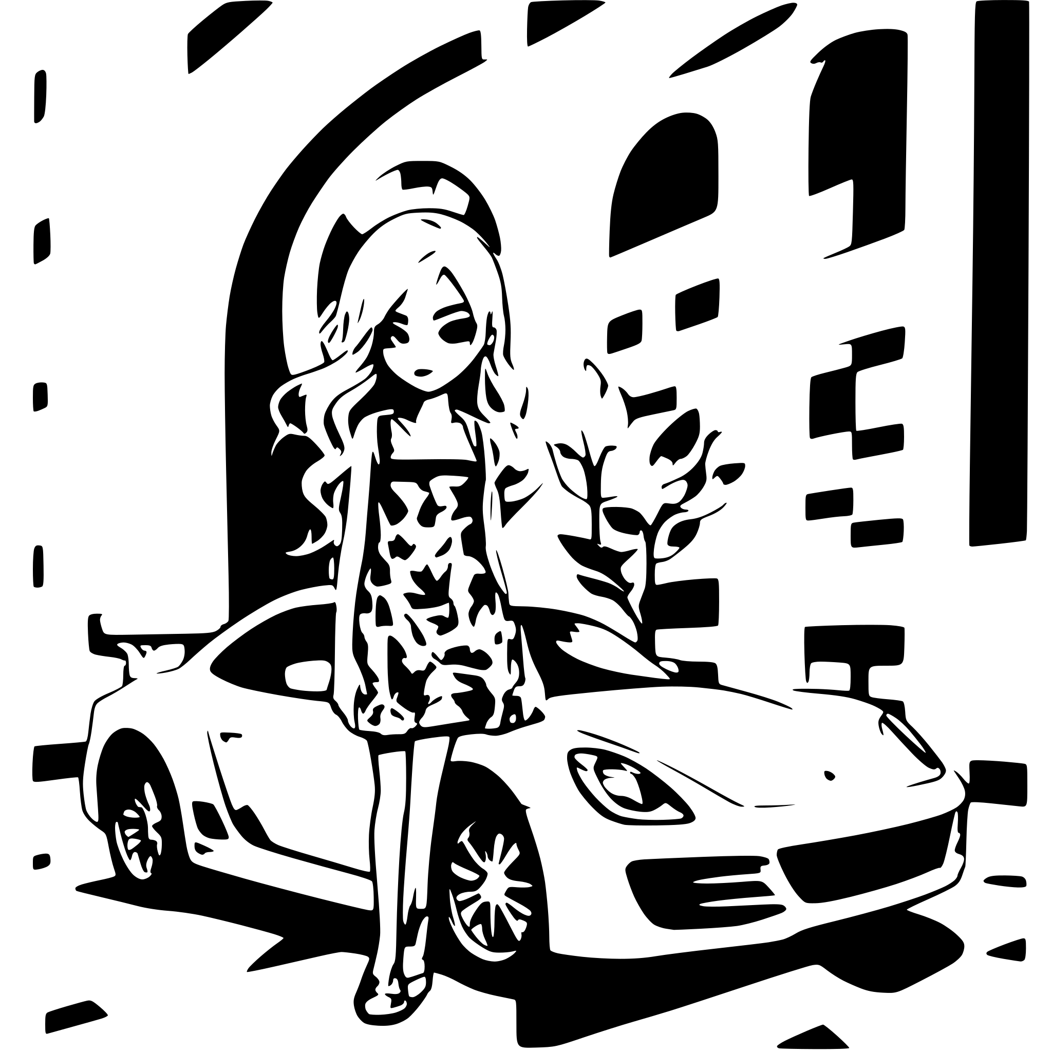 AI-generated SVG of a No Risk No Porsche