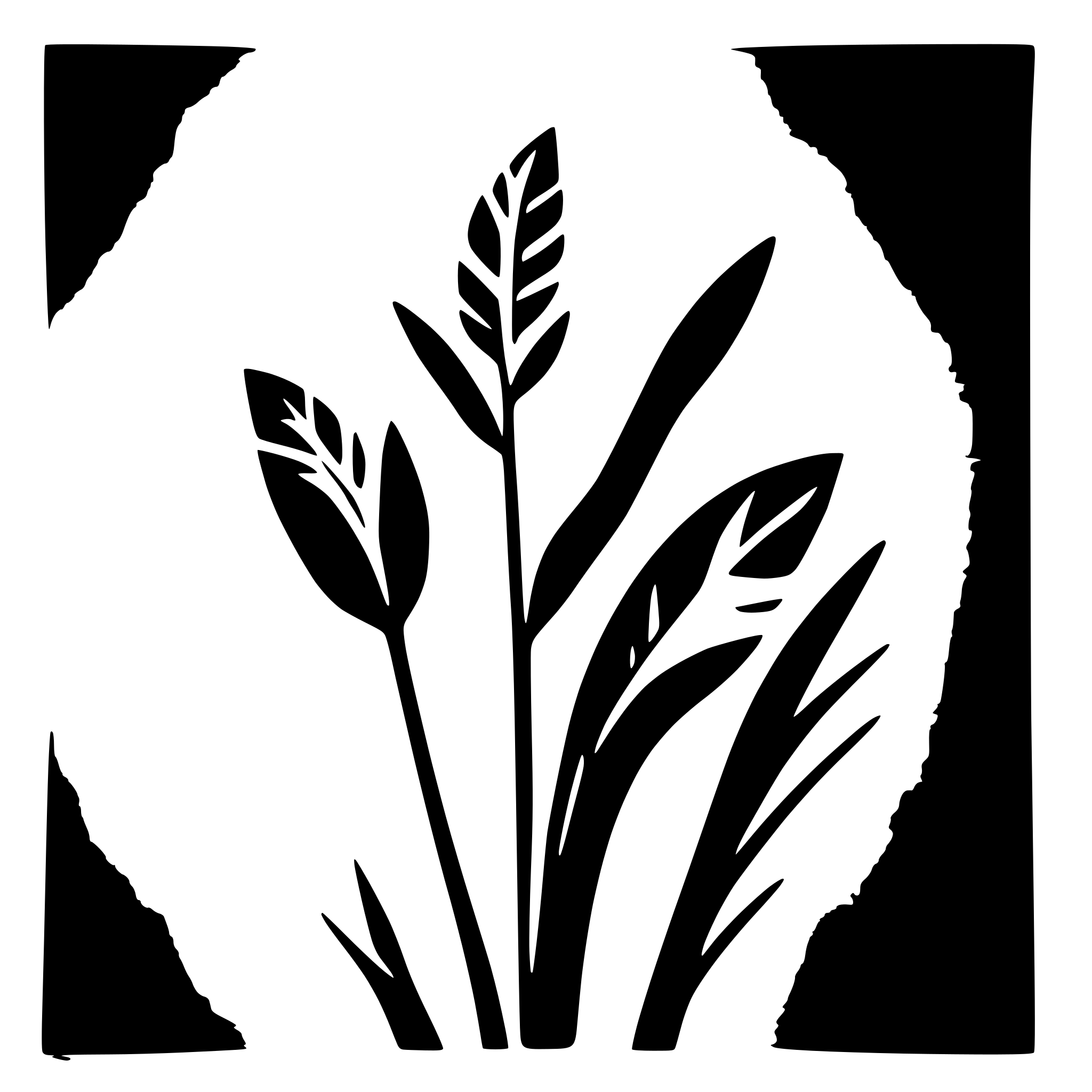 AI-generated SVG of a silhouette of grass