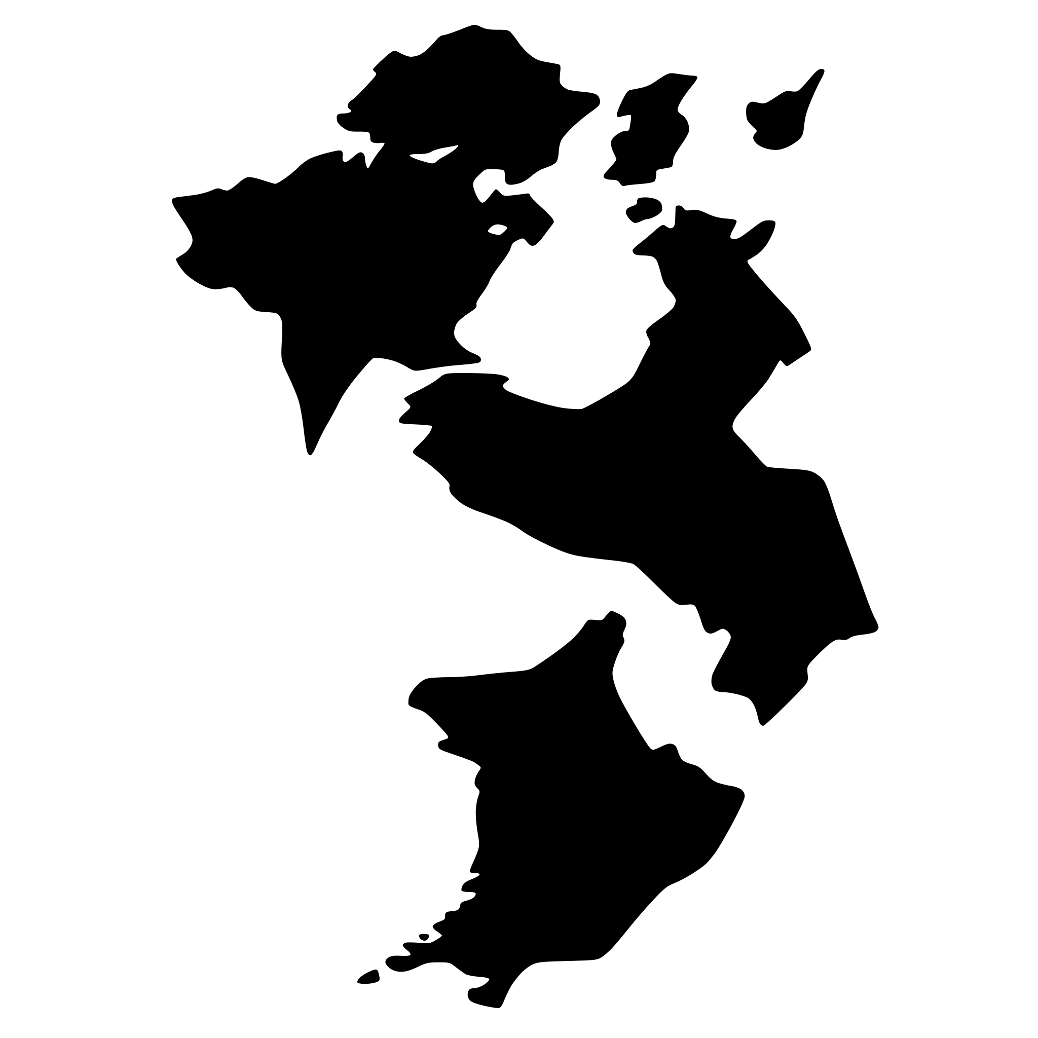 AI-generated SVG of 'map for asia continent'