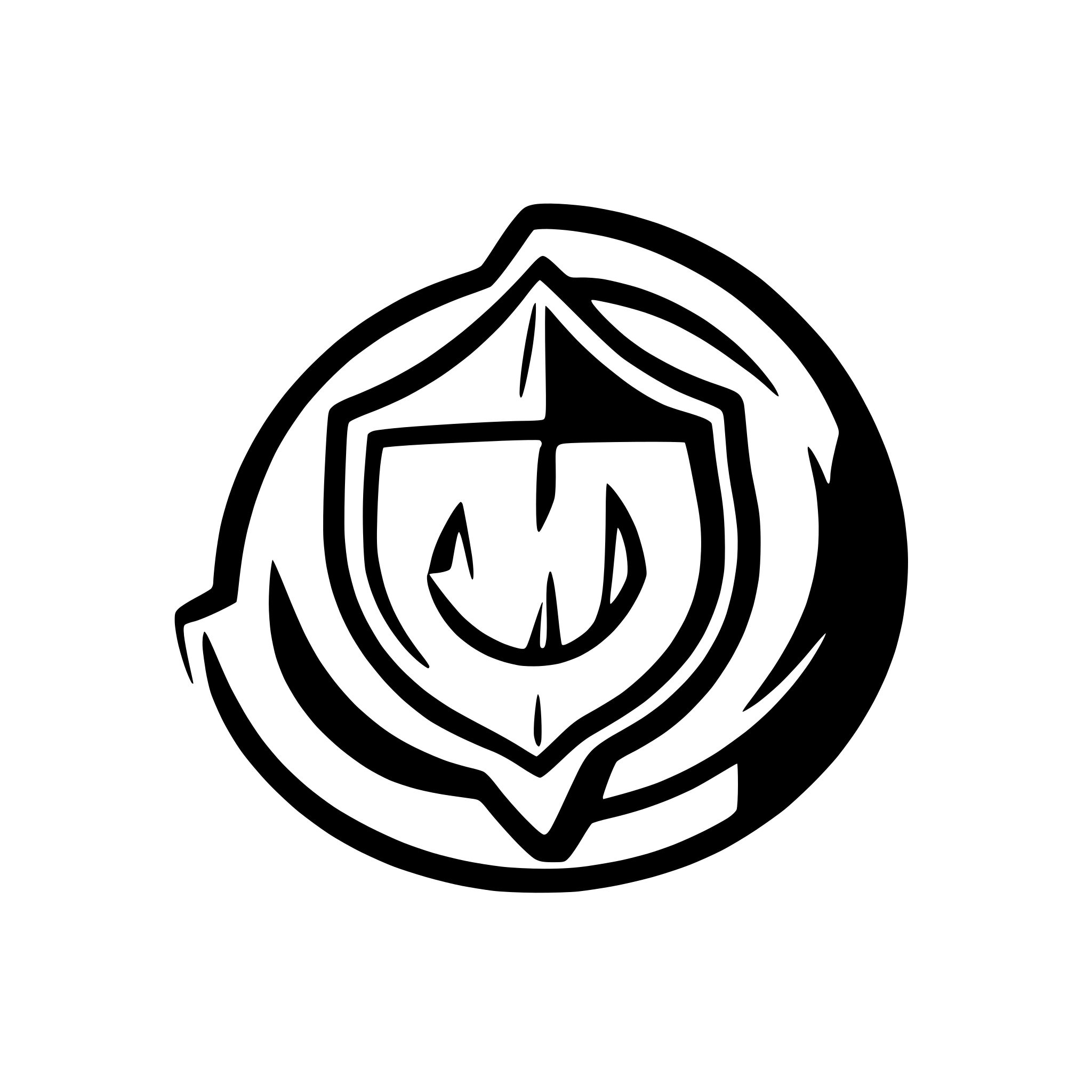 AI-generated SVG of 'Time shield'
