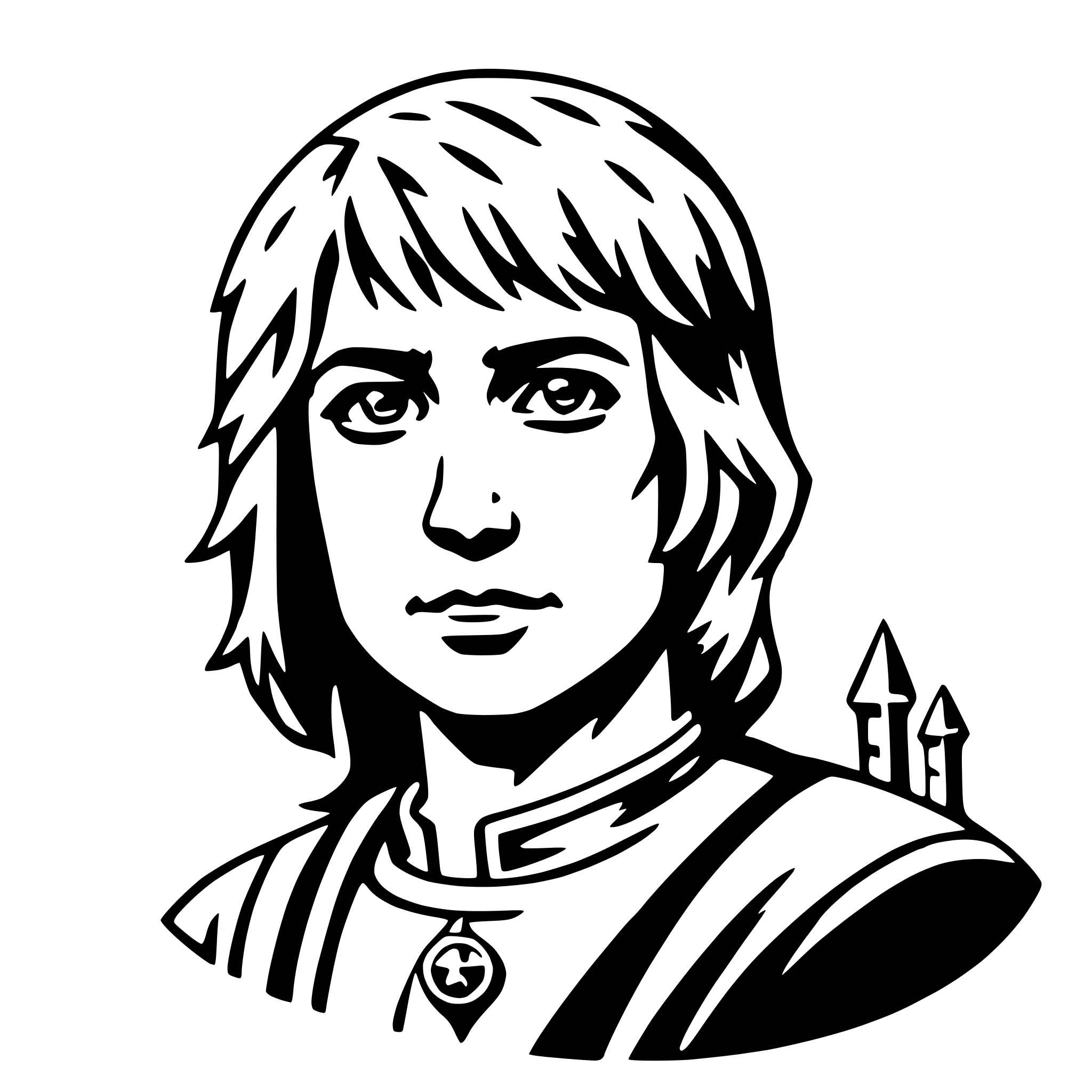 AI-generated SVG of 'baldr'