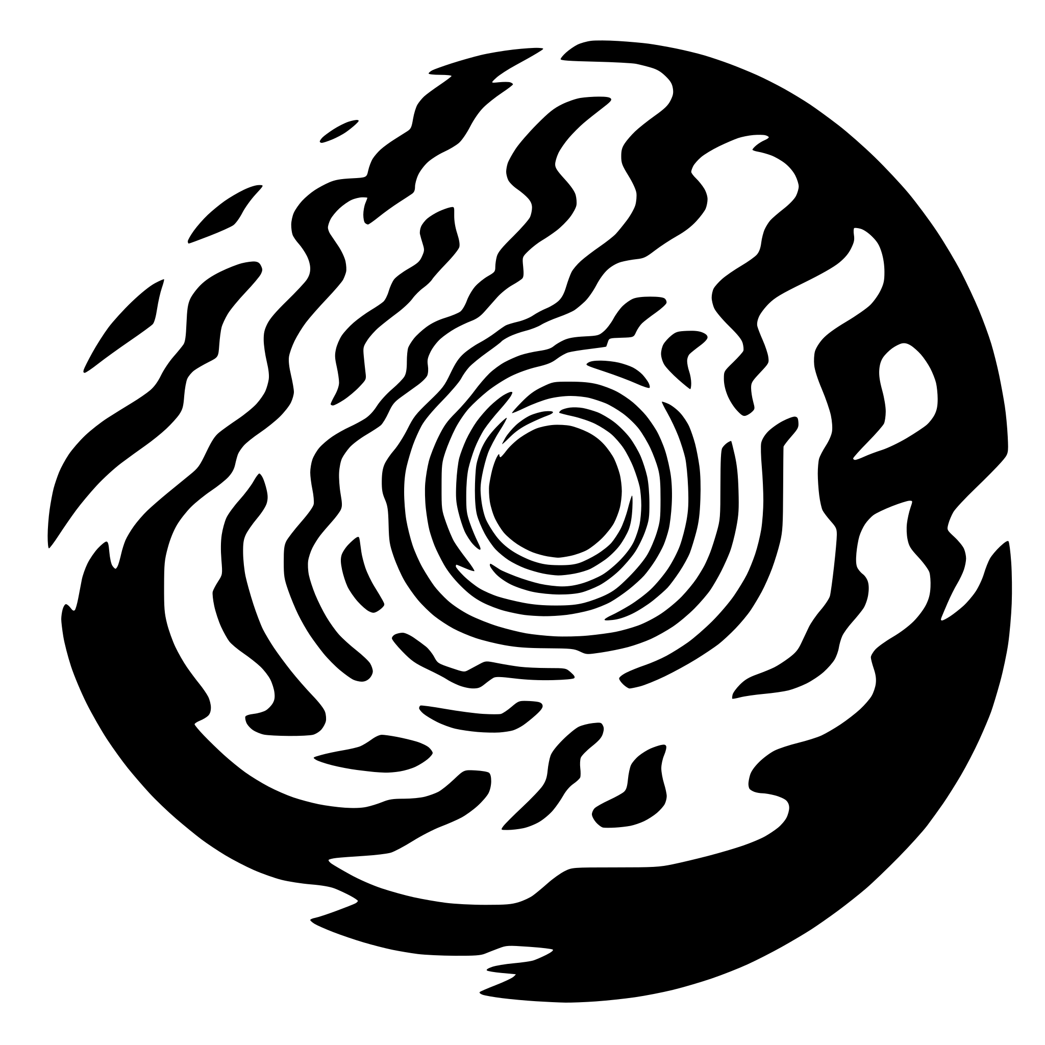 AI-generated SVG of 'vortex'