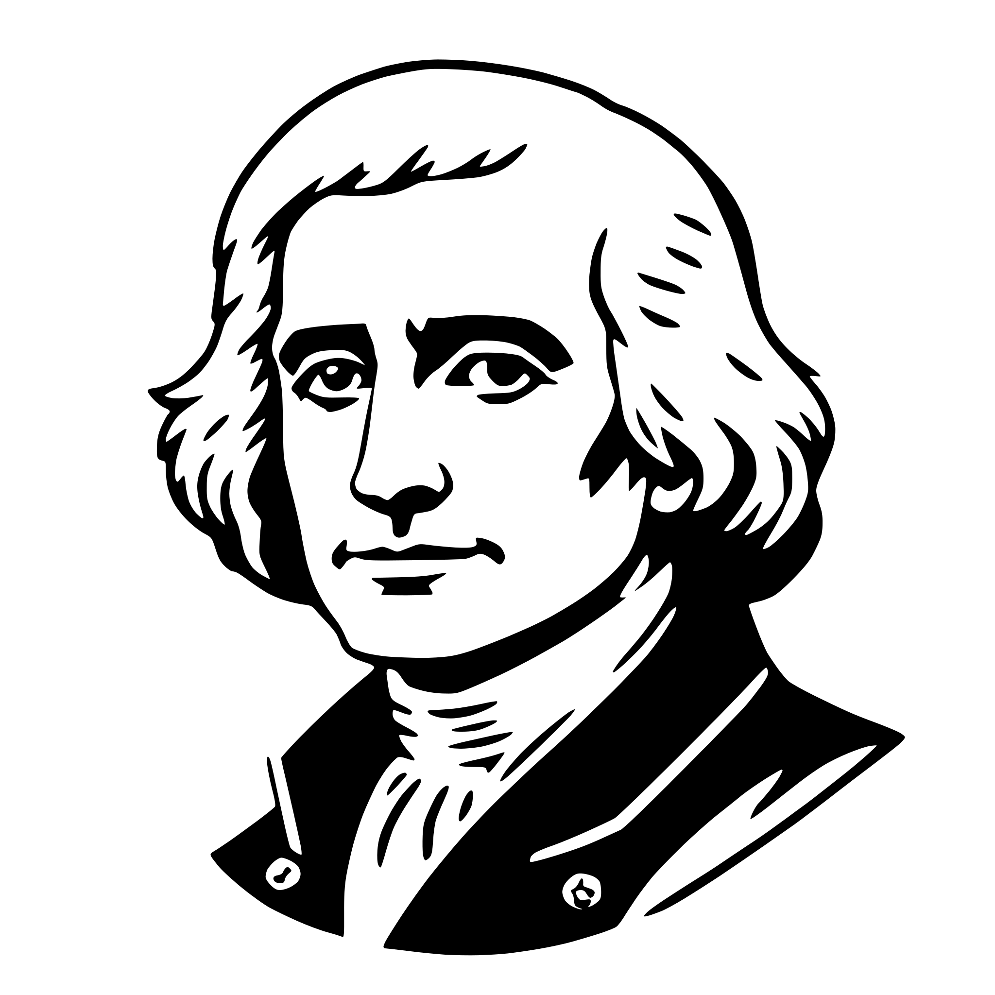 AI-generated SVG of a thomas jefferson