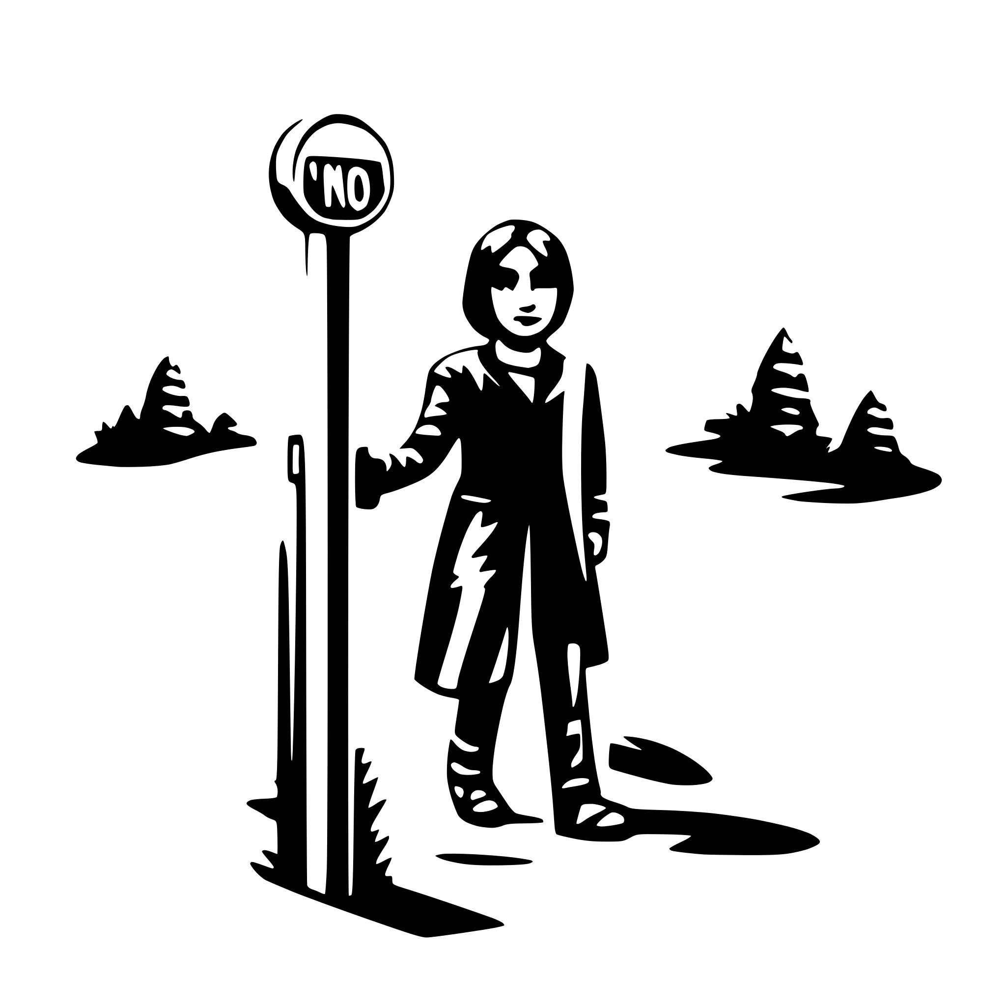 AI-generated SVG of a no access