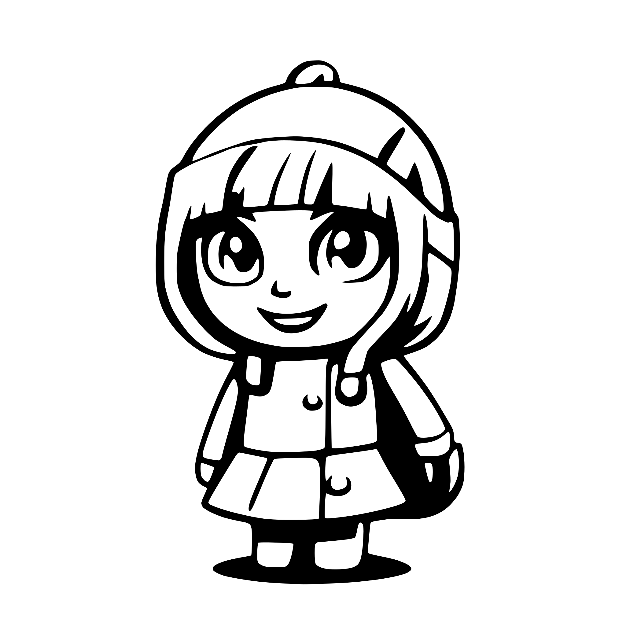 AI-generated SVG of 'minion'