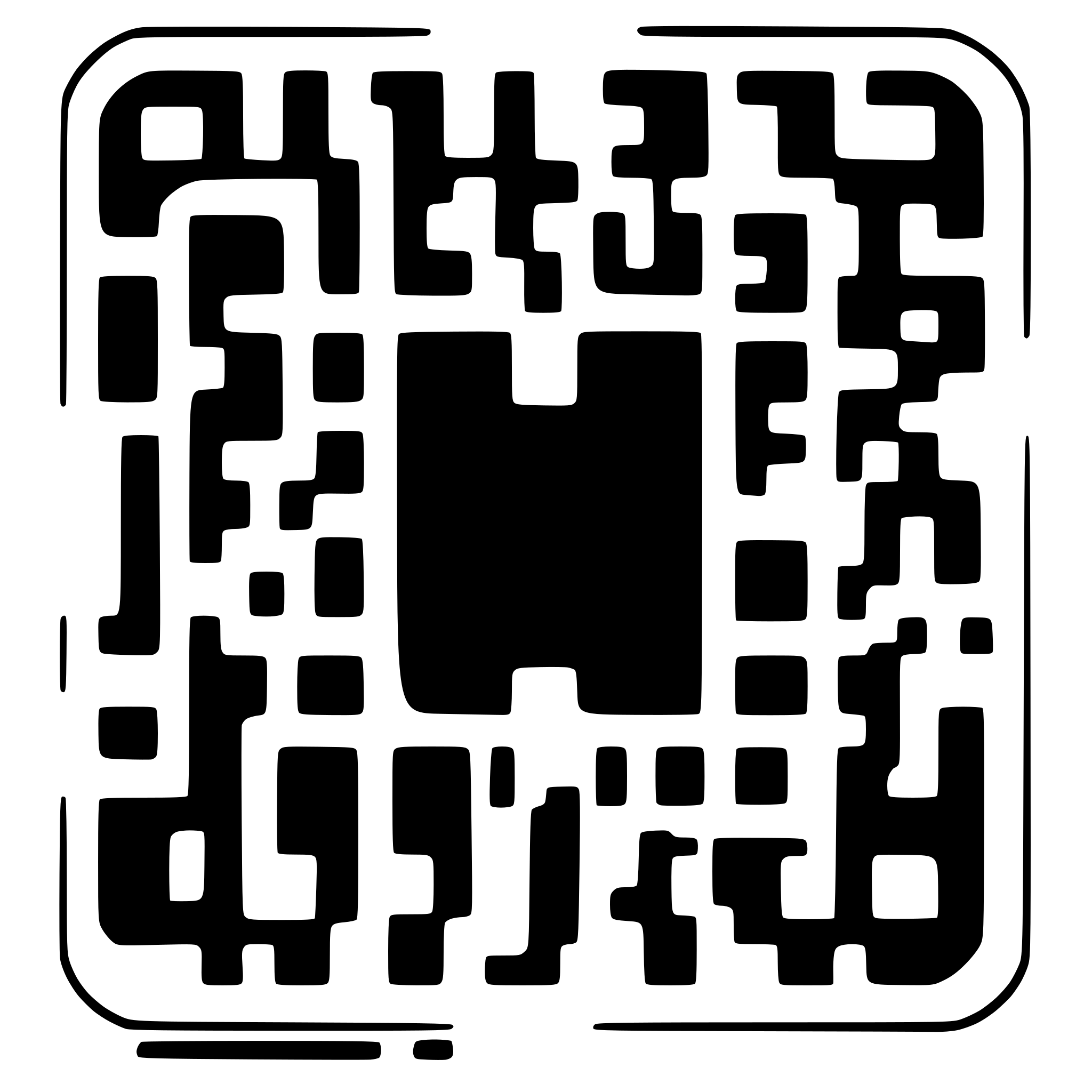 AI-generated SVG of 'qr code frame'