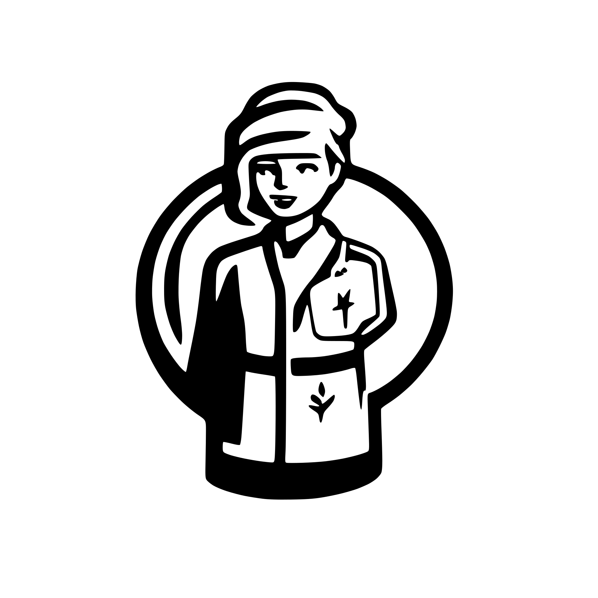 AI-generated SVG of a hospital patient logo