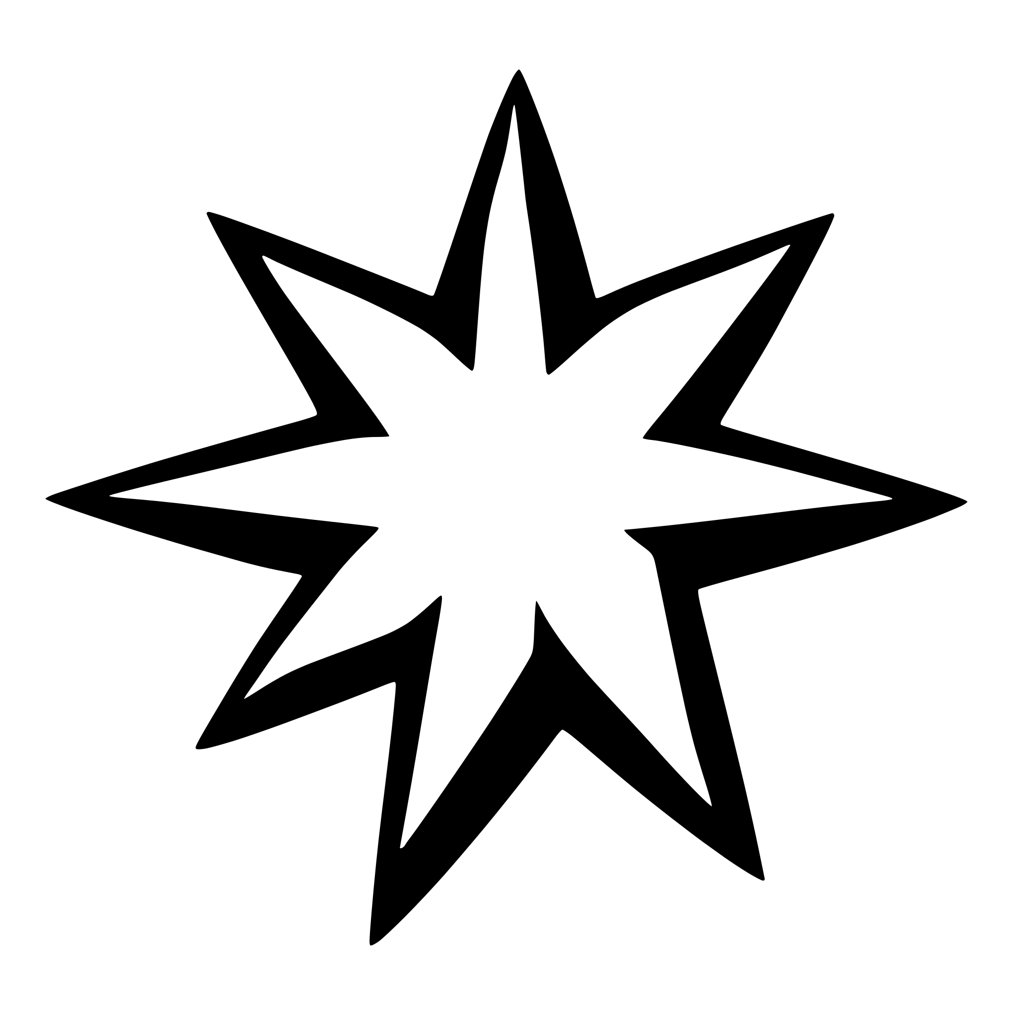 AI-generated SVG of a a sparkling star