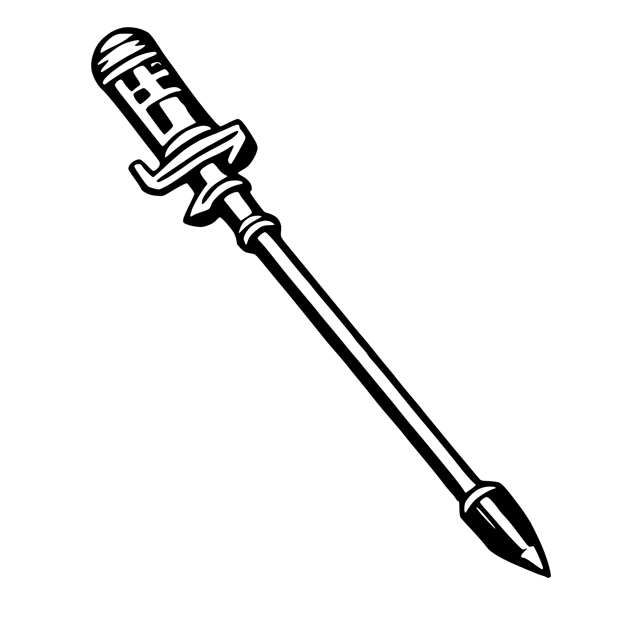 AI-generated SVG of 'monopod'