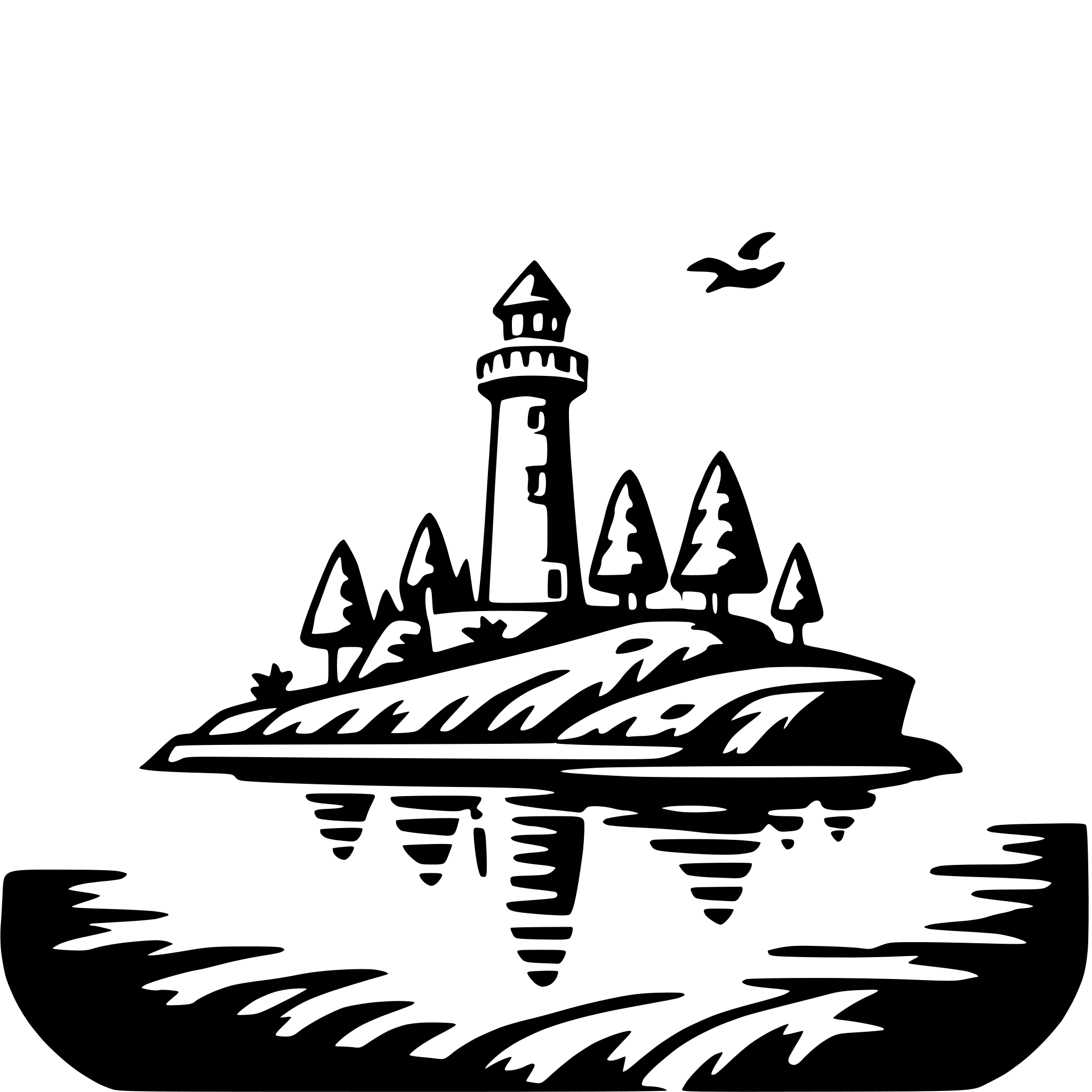 AI-generated SVG of a island hopping adventure