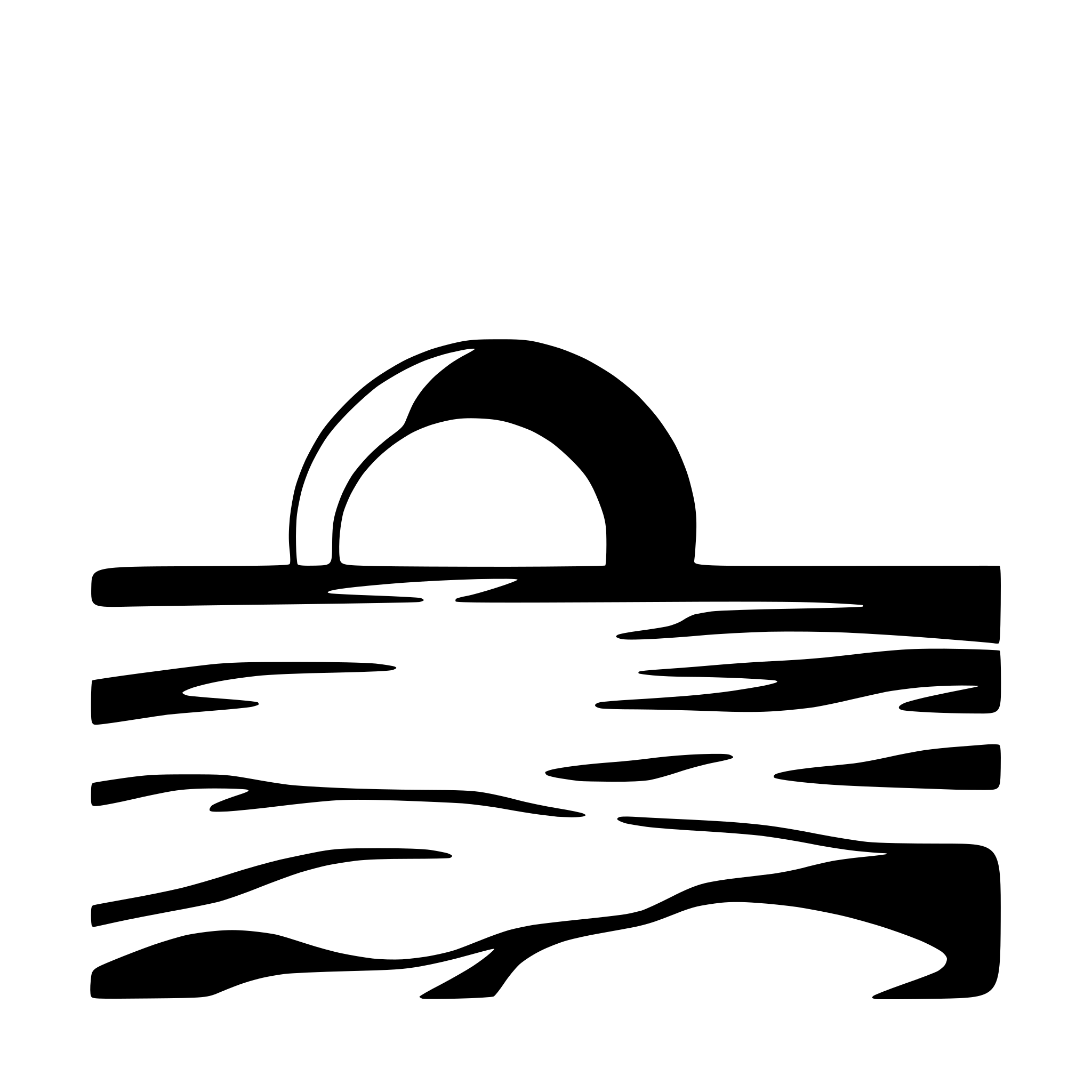 AI-generated SVG of a sun setting over ocean