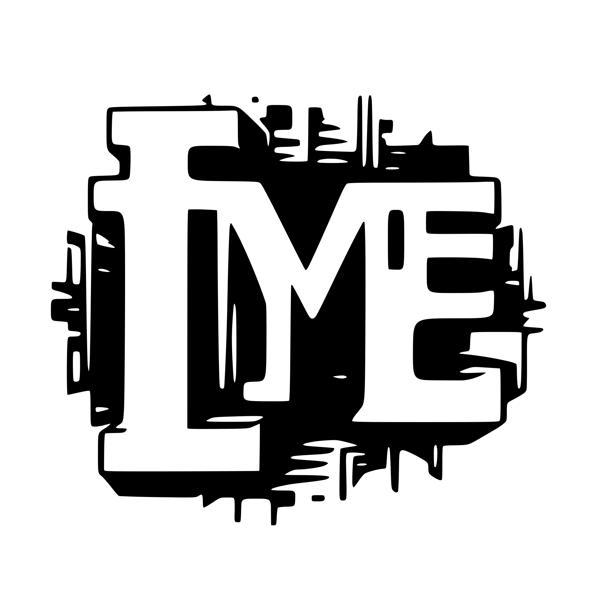 AI-generated SVG of 'Just the letters TMFE'