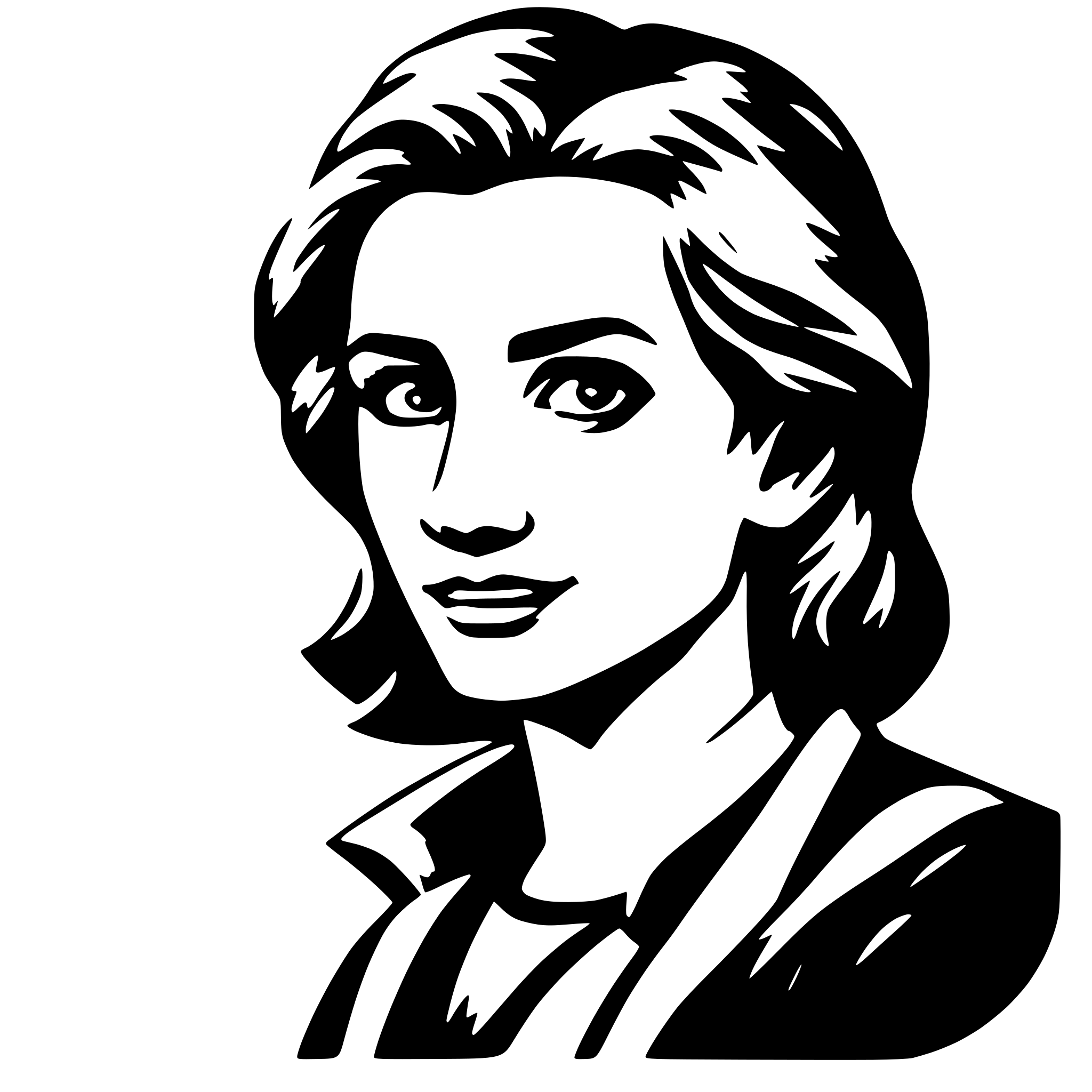 AI-generated SVG of 'picture with character'