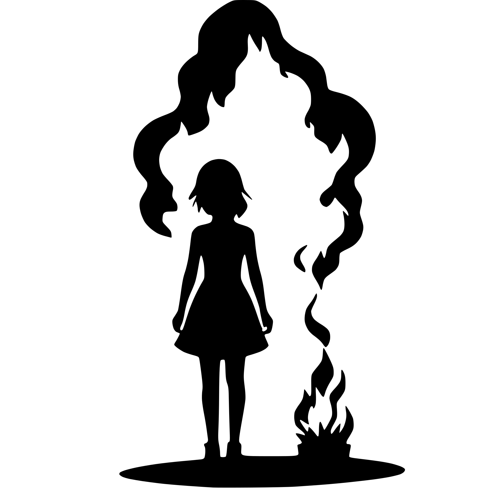 AI-generated SVG of a fire