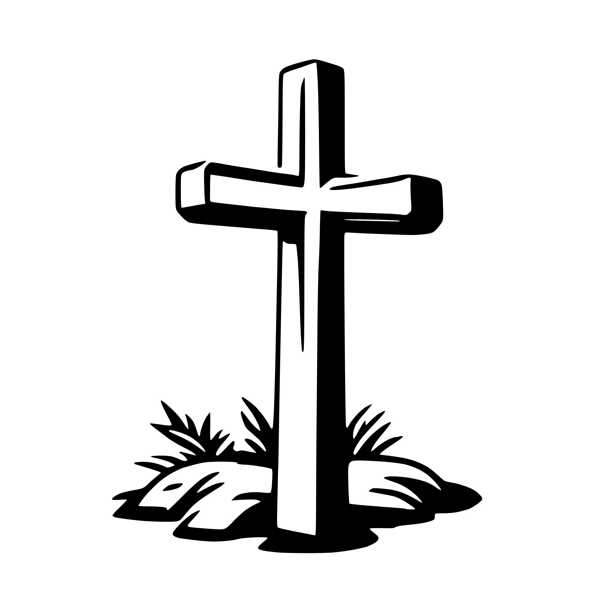 AI-generated SVG of 'cross'