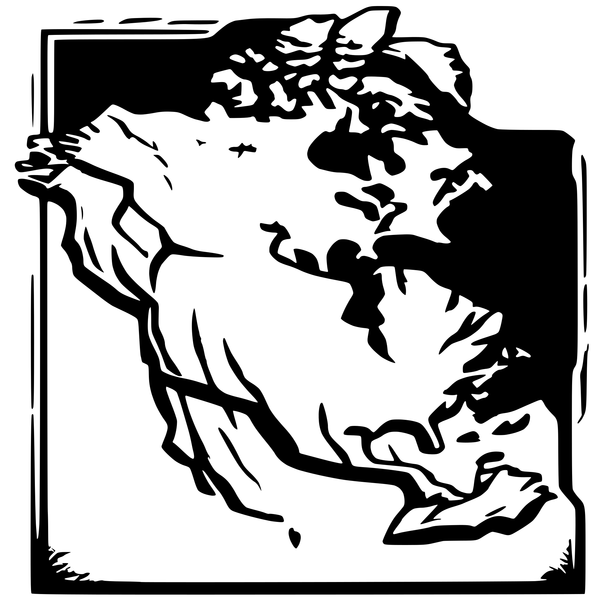 AI-generated SVG of 'north america map'