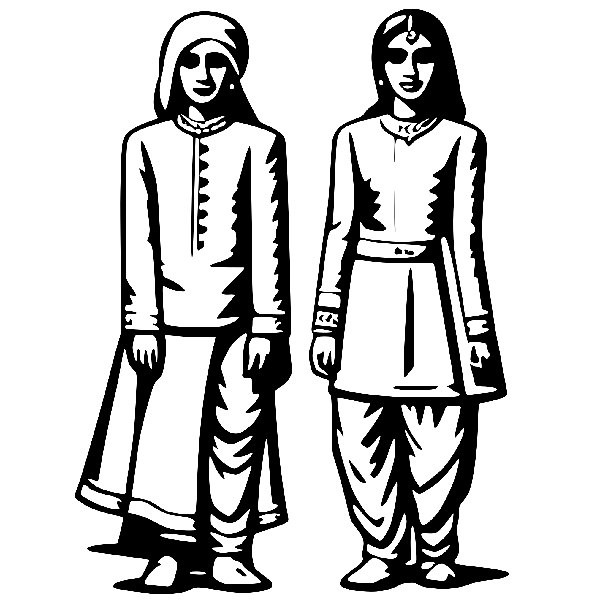AI-generated SVG of a Sabar an indianwear brand
