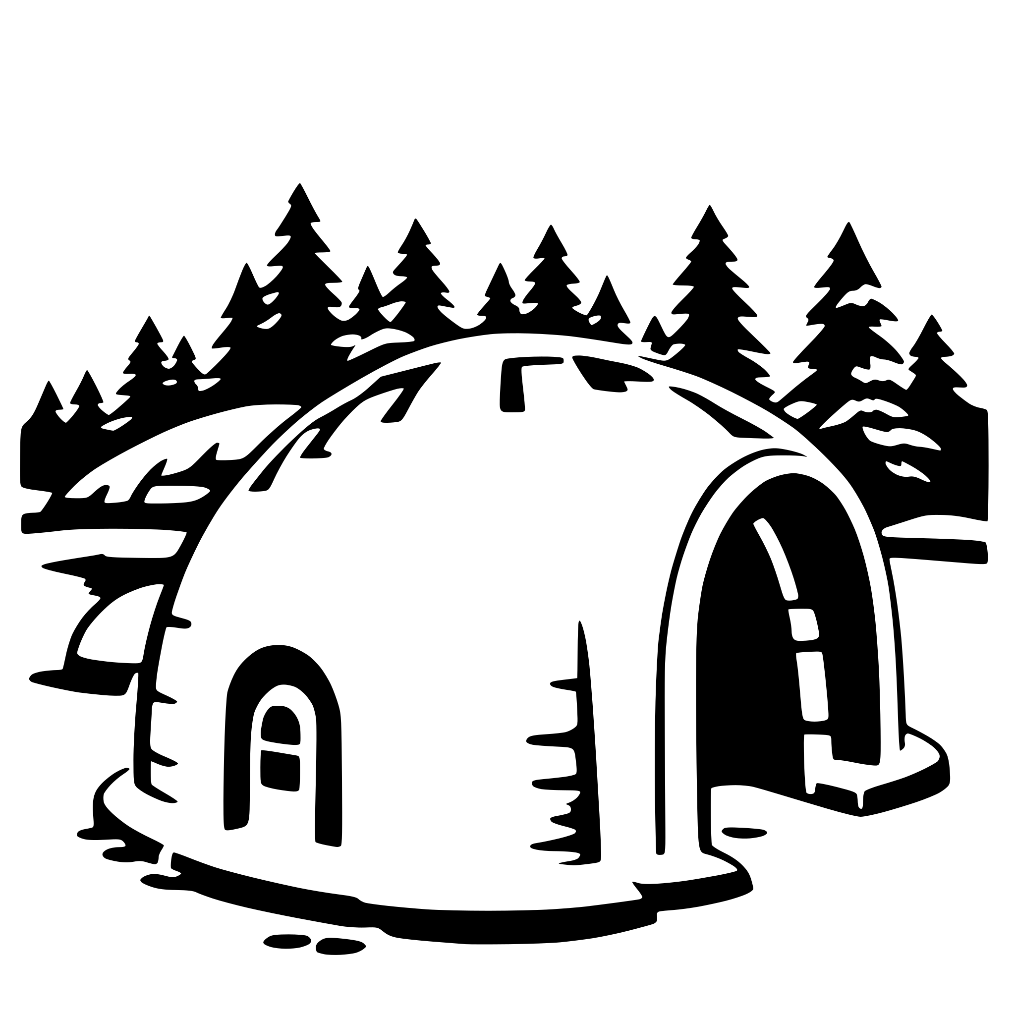 AI-generated SVG of 'igloo'