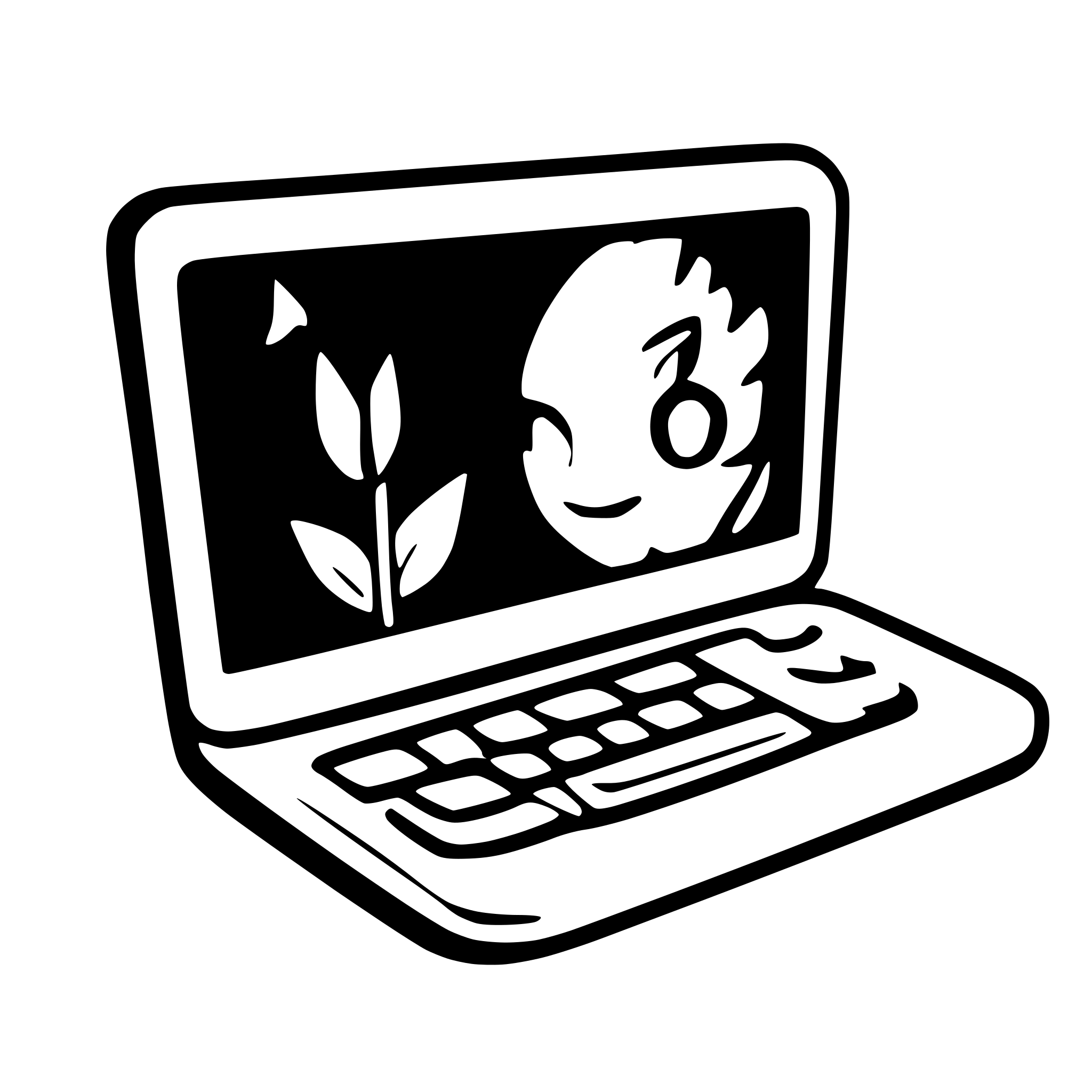 AI-generated SVG of a An IDE code editor (like visual studio pro) being used on a laptop computer
