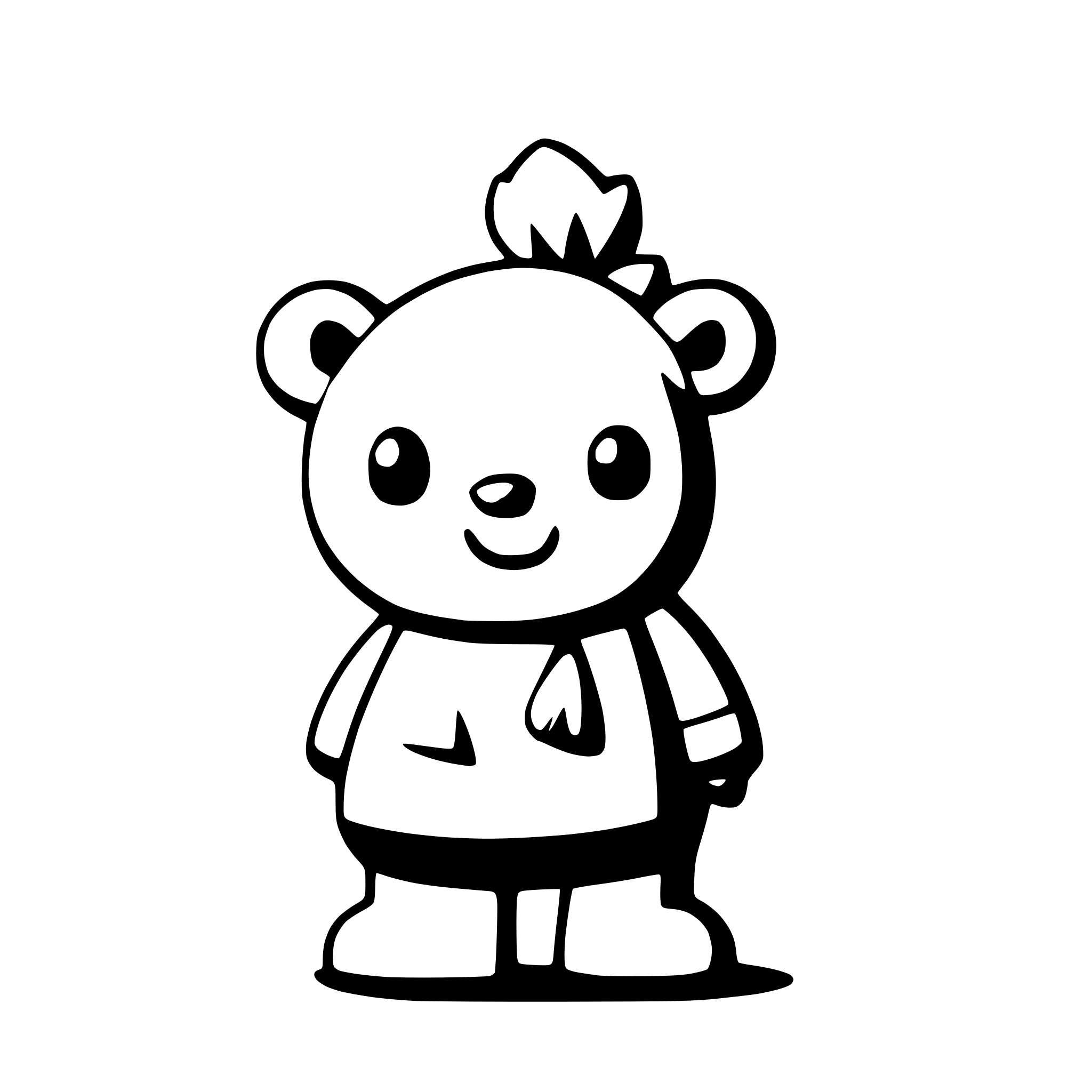 AI-generated SVG of 'Christmas bear'