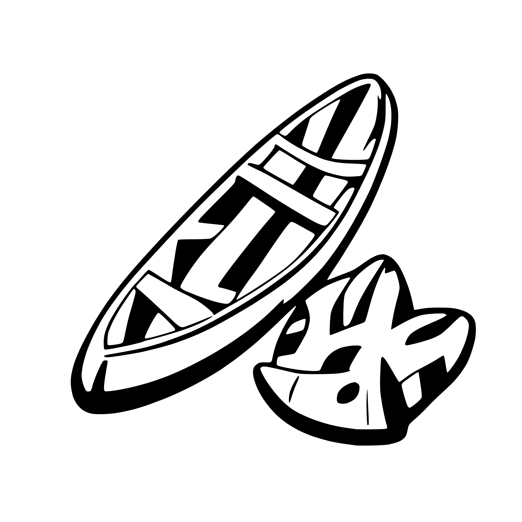 AI-generated SVG of a some beach objects