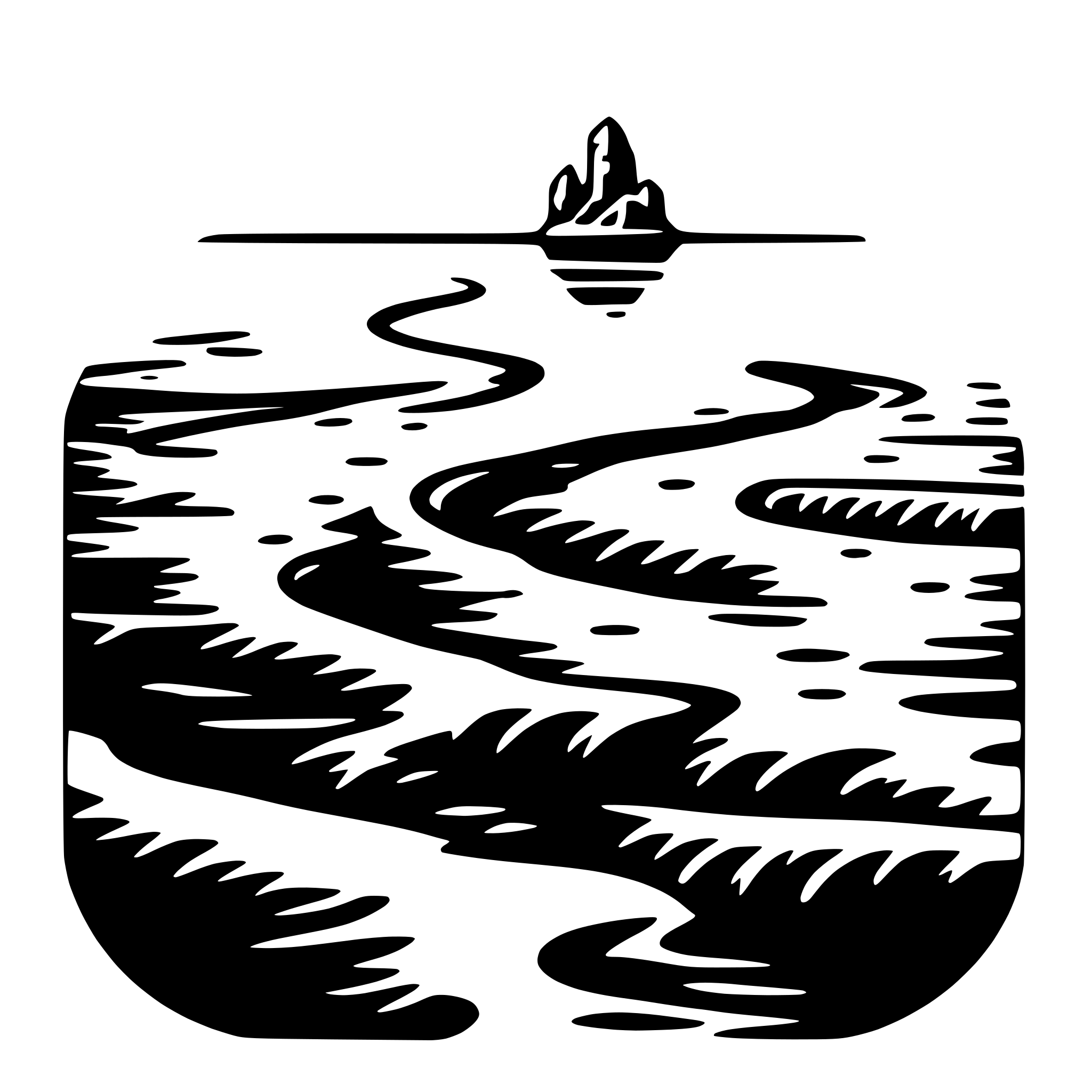 AI-generated SVG of 'ocean currents'
