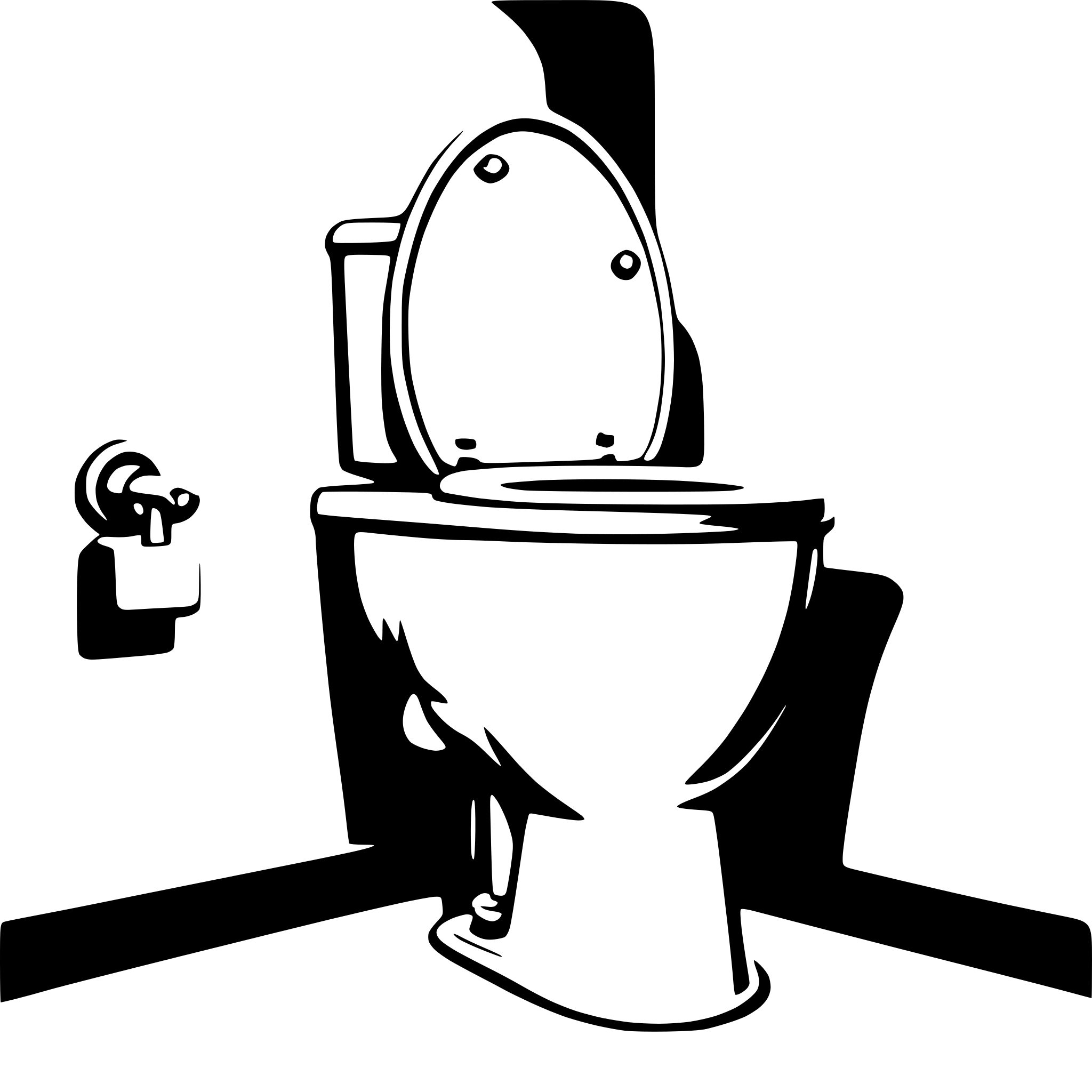AI-generated SVG of a toilet