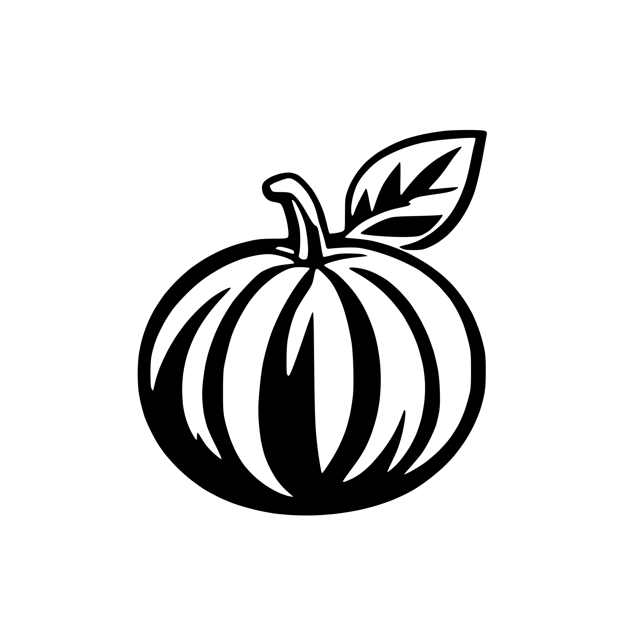 AI-generated SVG of a pumpkin with flowers