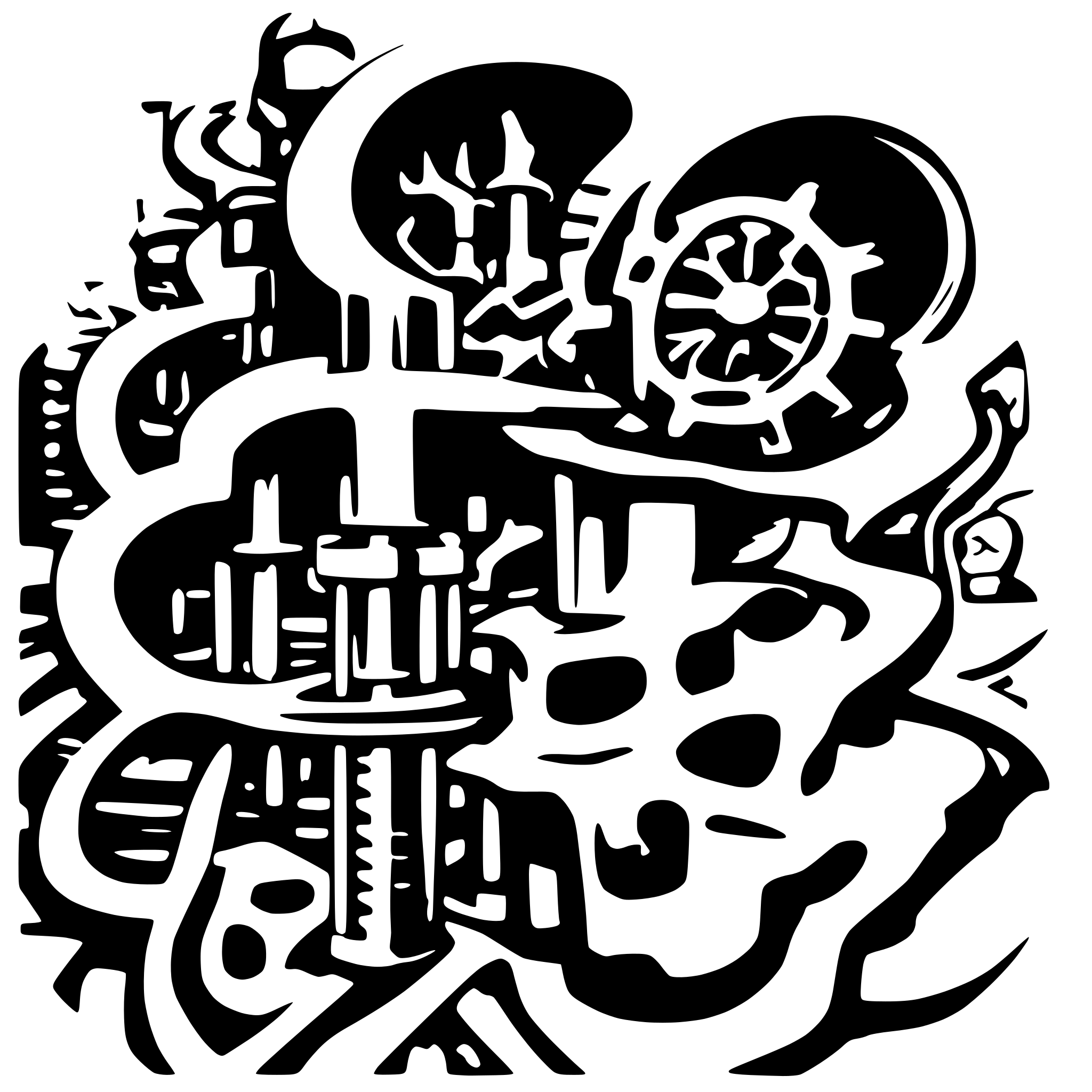 AI-generated SVG of a biomedical engineering