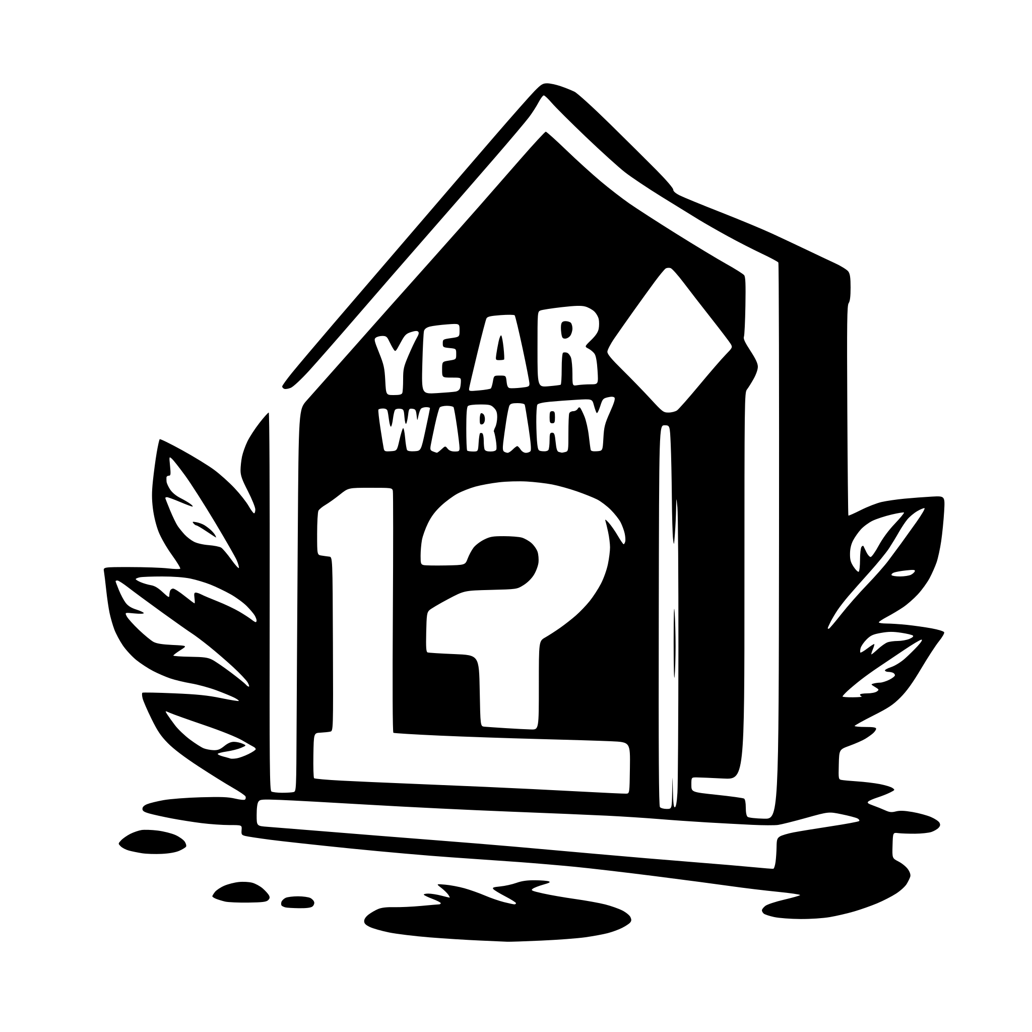 AI-generated SVG of a 1 year warranty