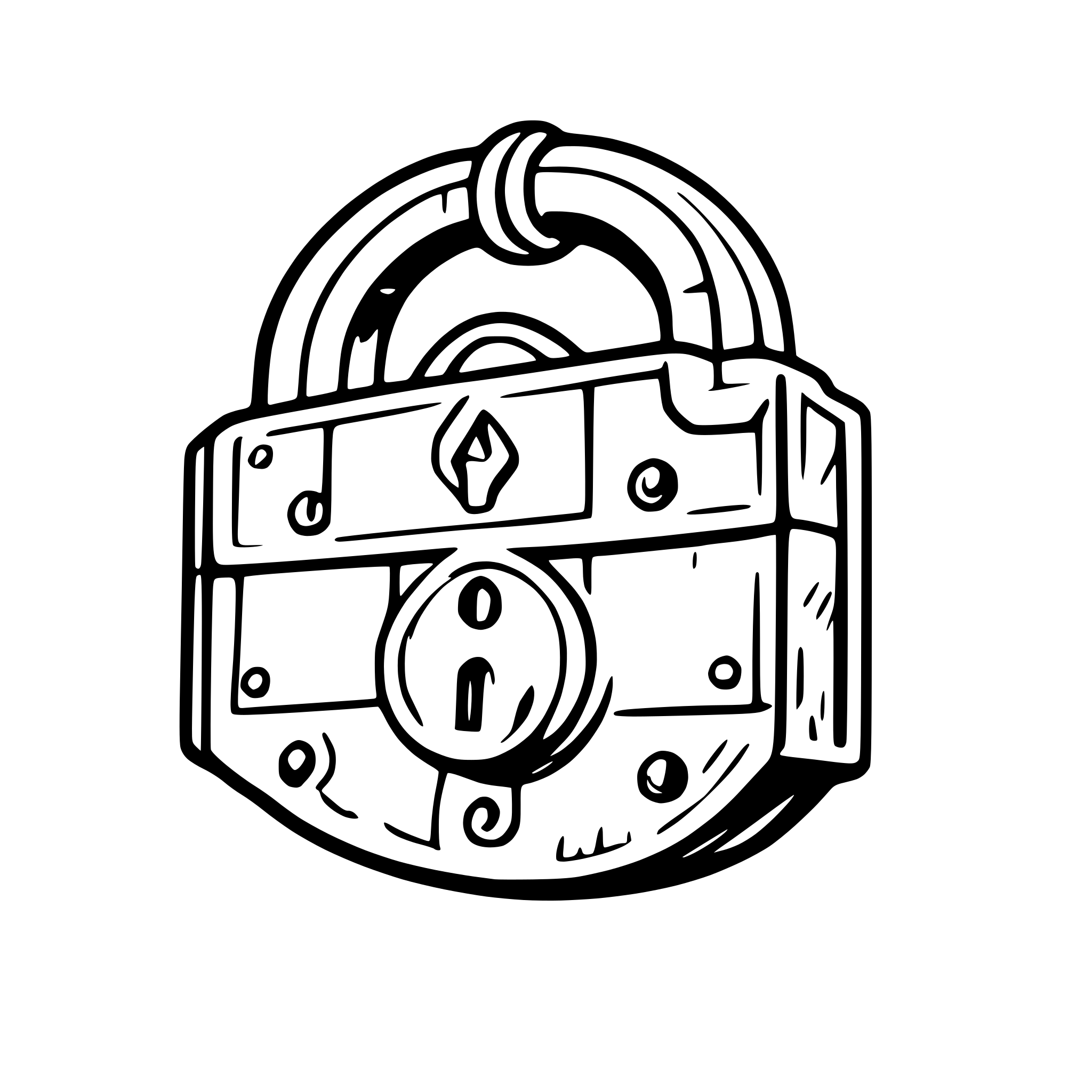 AI-generated SVG of a A ancient victorian lock. Flat, 2d, facing camera. AI-generated SVG of a A ancient victorian lock. Flat, 2d, facing camera.