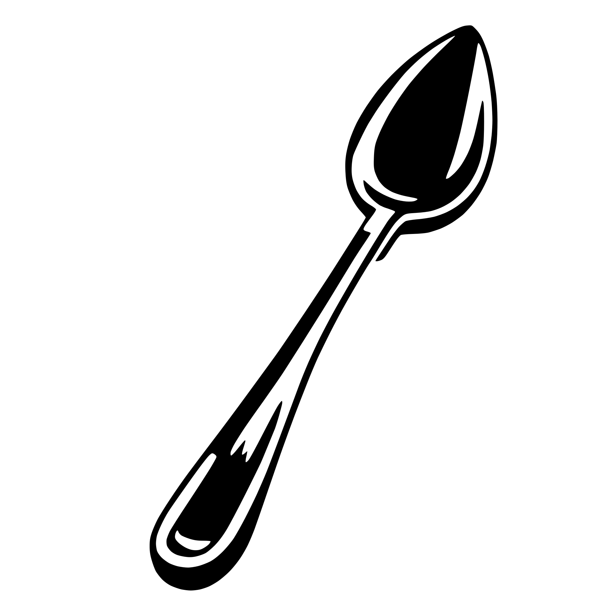 AI-generated SVG of a spoon