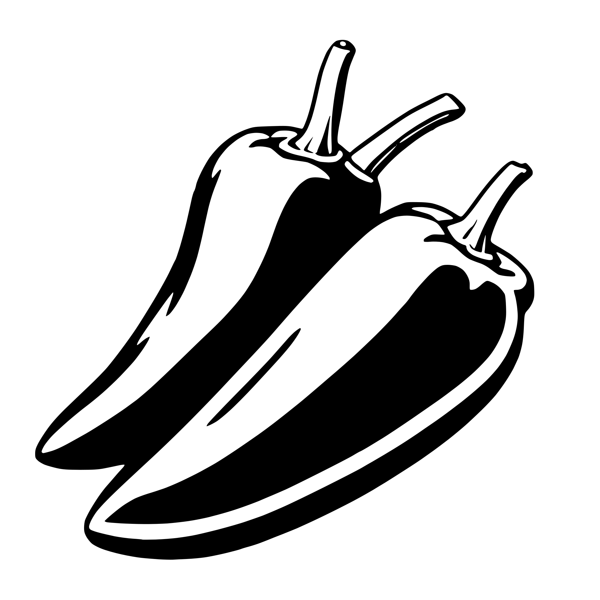 AI-generated SVG of 'chili'