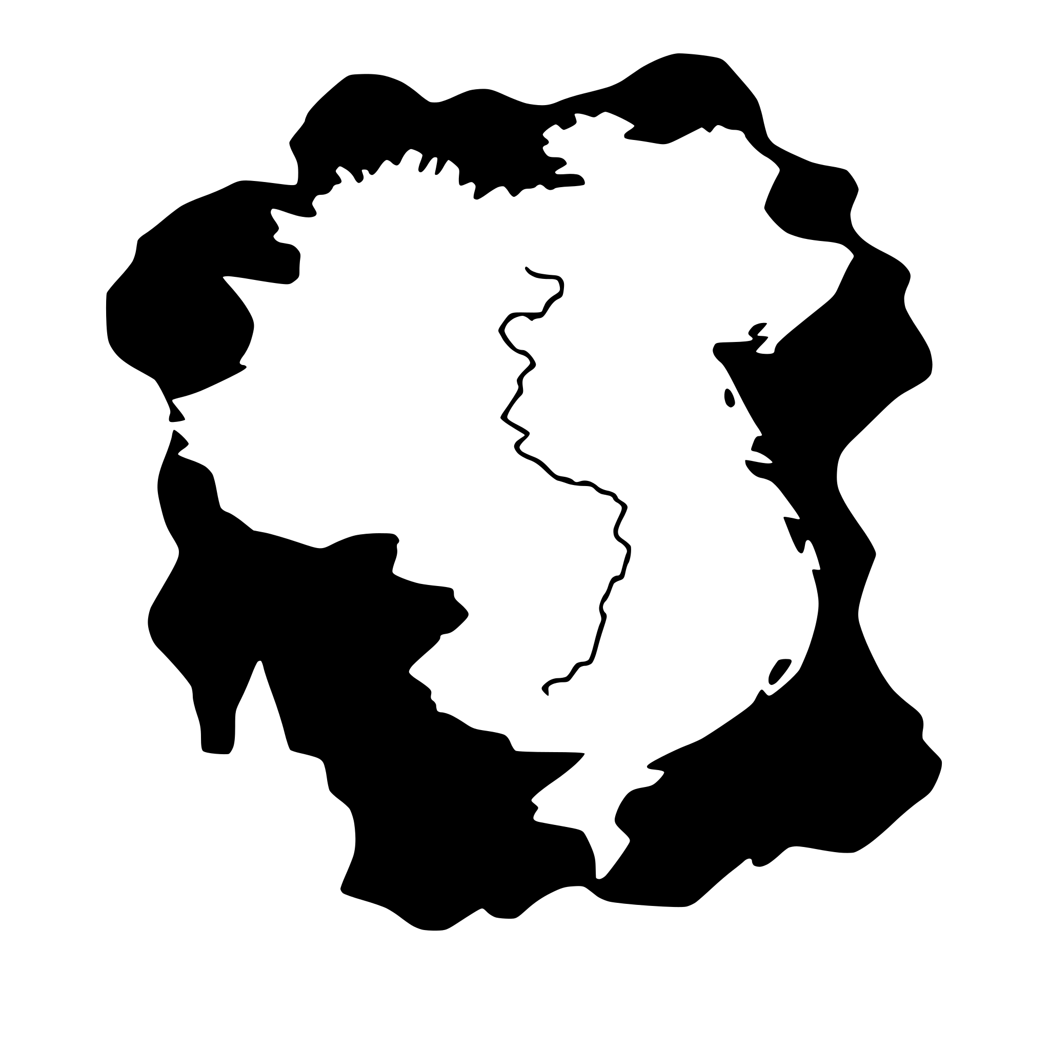 AI-generated SVG of 'map for asia continent'