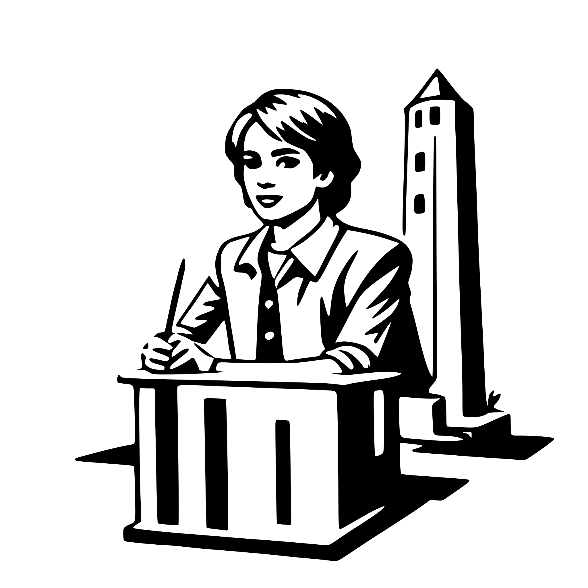 AI-generated SVG of 'architect'